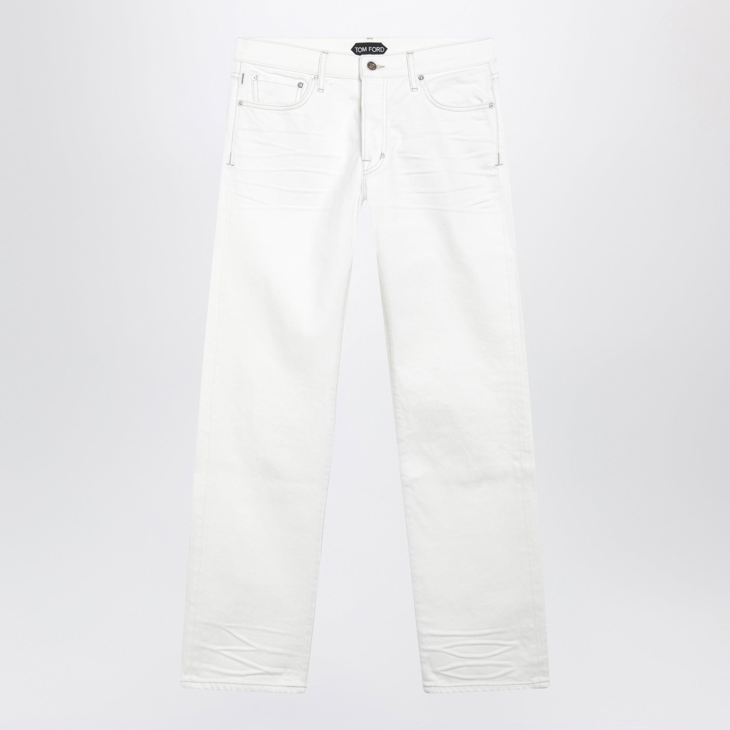tom-ford-White-Jeans-With-