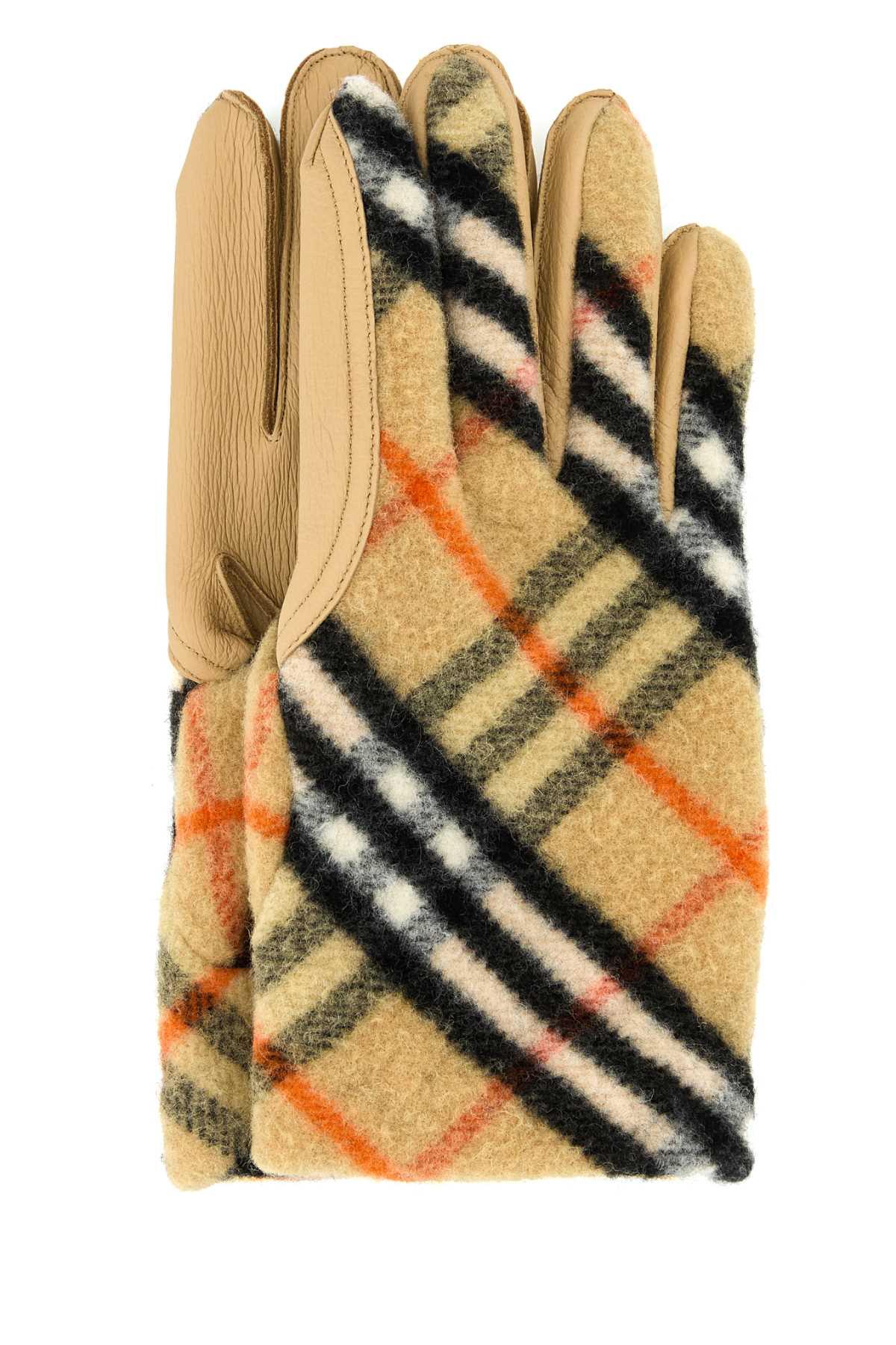 【関税&送料込】Burberry Electric Blue Cashmere Blend Gloves Burberry Electric Blue Cashmere Blend Gloves from $336.00