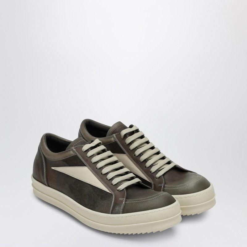 【Rick Owens】レザー ヴィンテージ スニーカー Dust & Milk Rick Owens Vintage Sneakers in Dust & Milk | FWRD