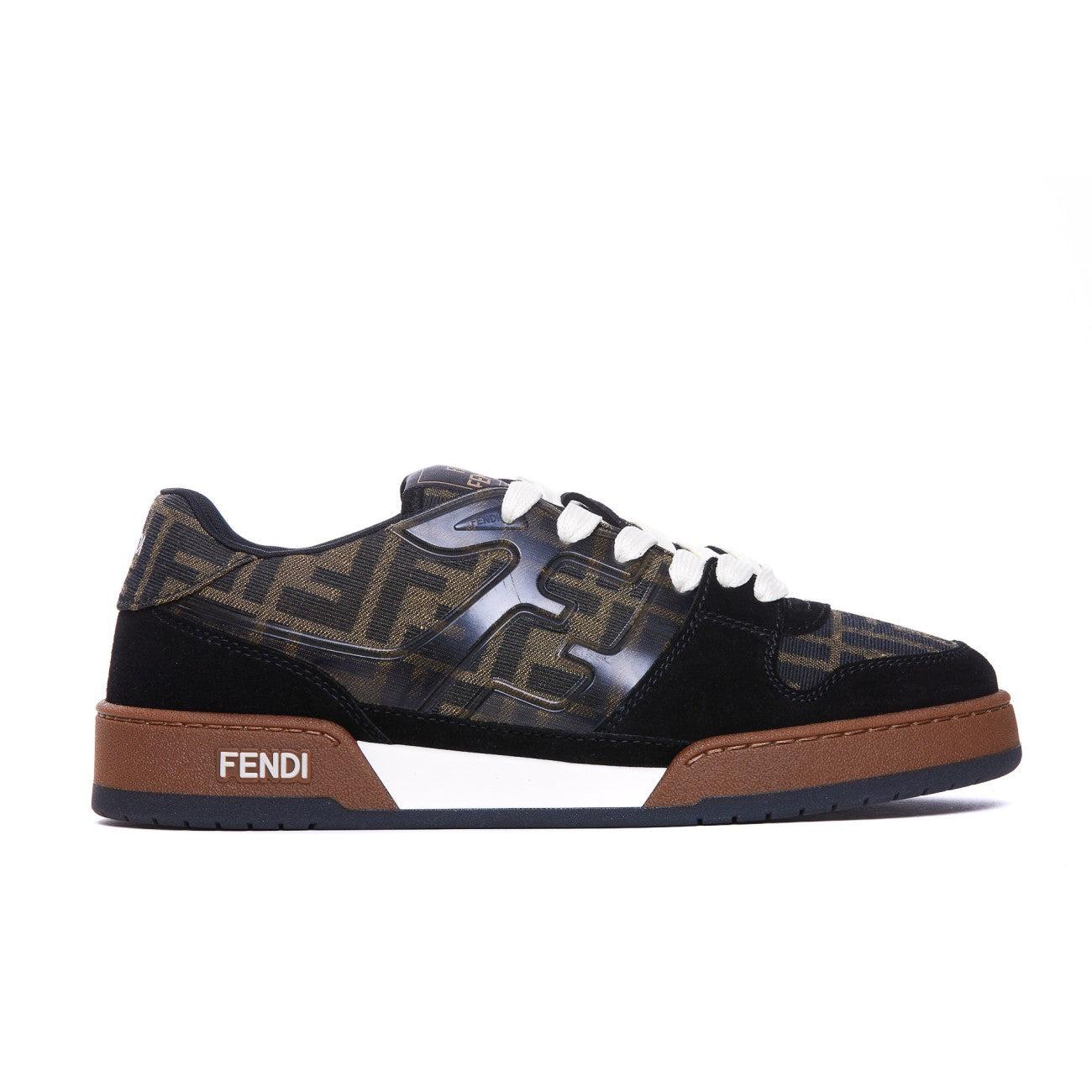 スニーカー Fendi FF JACQUARD FENDI MATCH SNEAKERS Fendi Match Sneakers Fabric Brown | Fendi