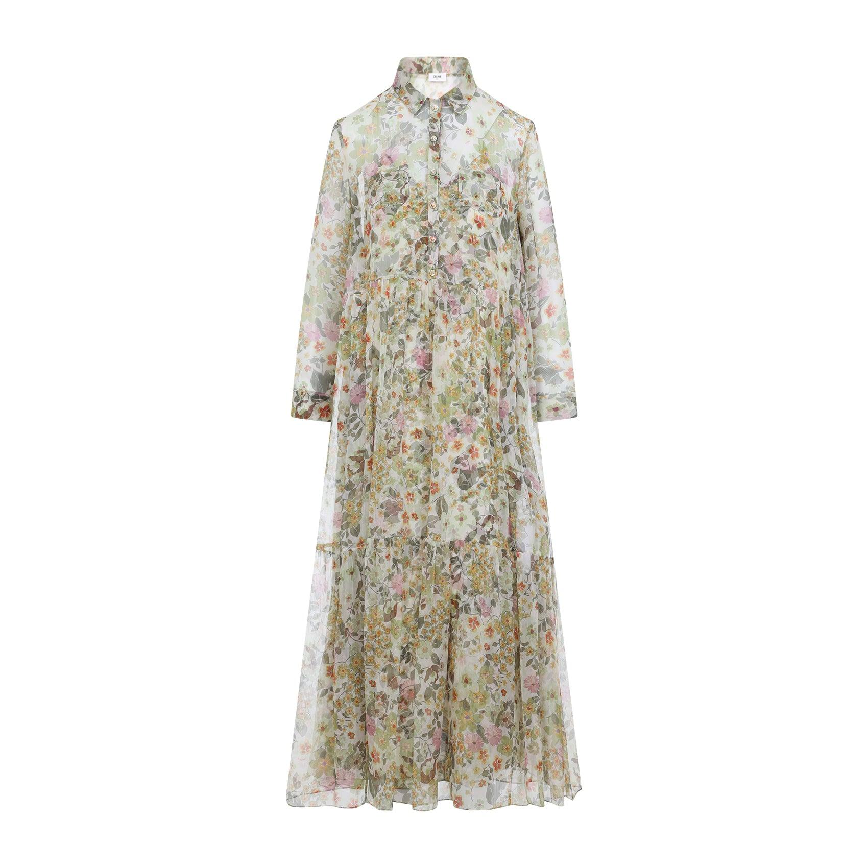 【CELINE】CELINE PLEIN SOLEIL DRESS Celine Plein Soleil Dress in Natural | Lyst
