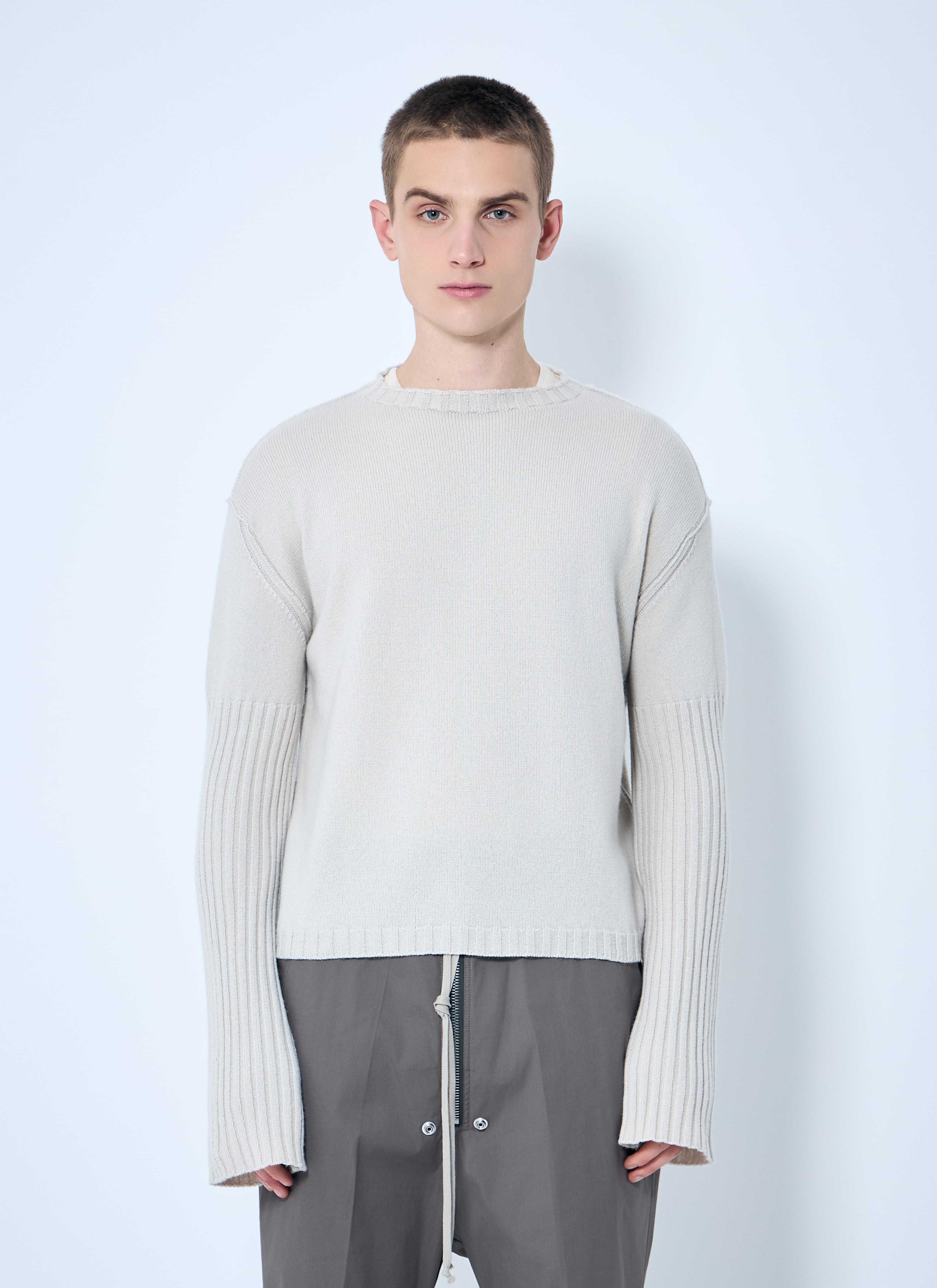 Rick Owens ss19 cashmere foodie ［O］ Rick Owens Dinge Cashmere Sweater in White for Men | Lyst