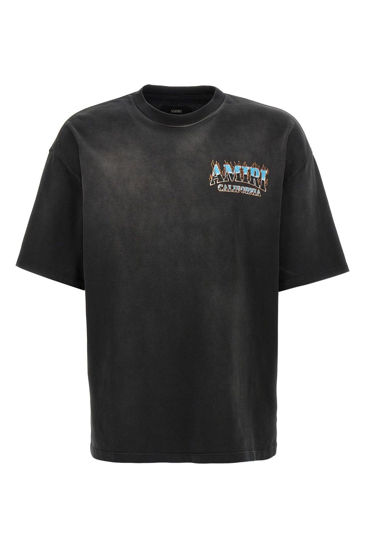 【関税込み】AMIRI Sunny Place Tee' T-shirt AMIRI SUNNY PLACE OVERSIZED TEE - Black | AMIRI