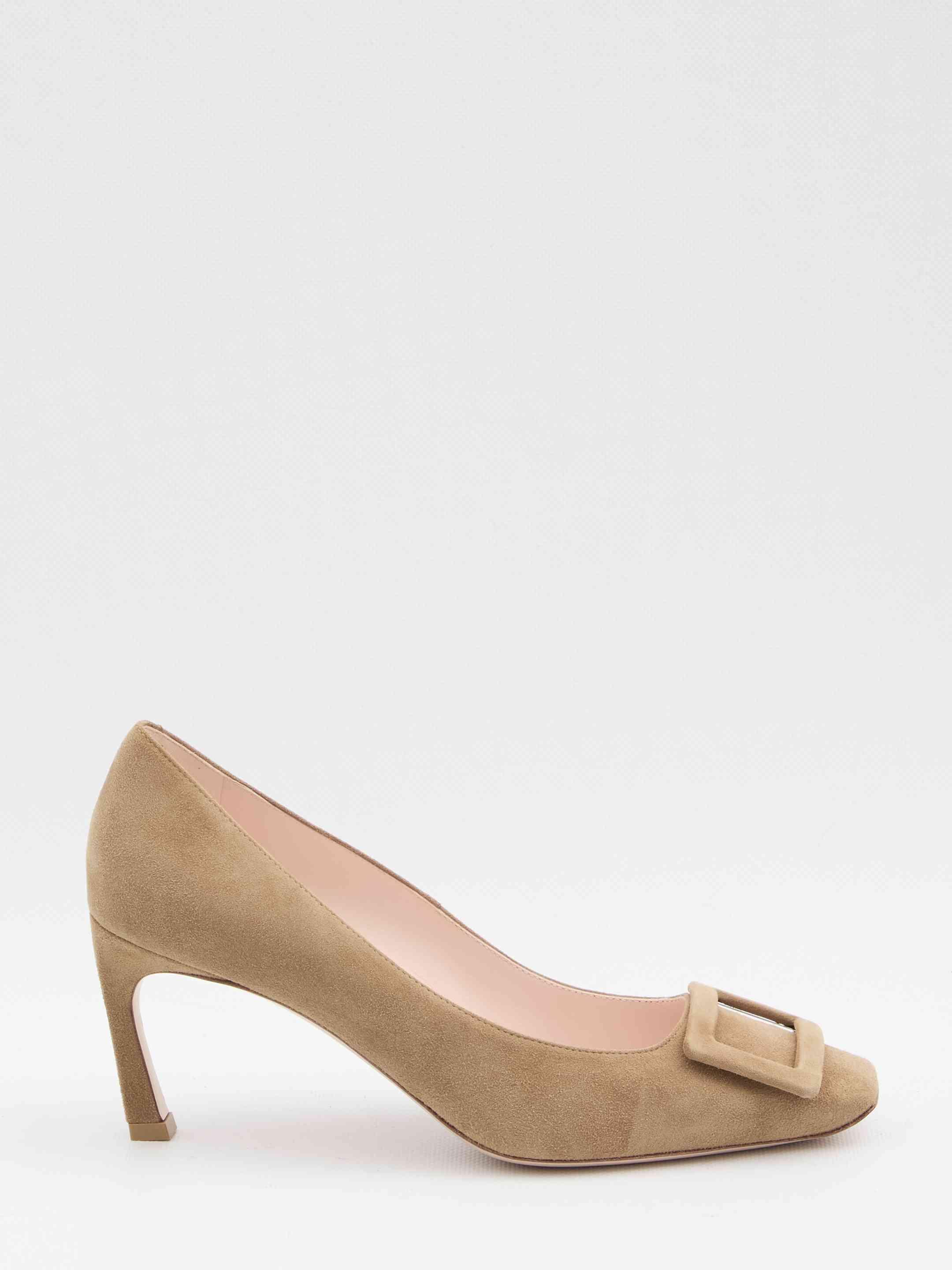 【関税&送料込】Roger Vivier Trompette Covered Buckle Dec 70 Vintage Roger Vivier Trompette Buckle Ballerinas in Pink