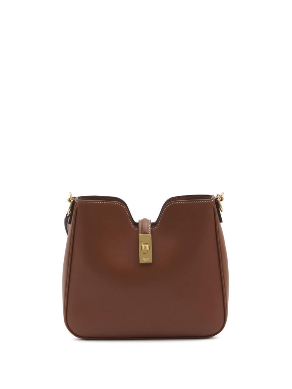 【関税&送料込】Celine Camille 16 Leather Shoulder Bag SHOULDER CAMILLE 16 SOFT IN SMOOTH CALFSKIN - BLACK | CELINE