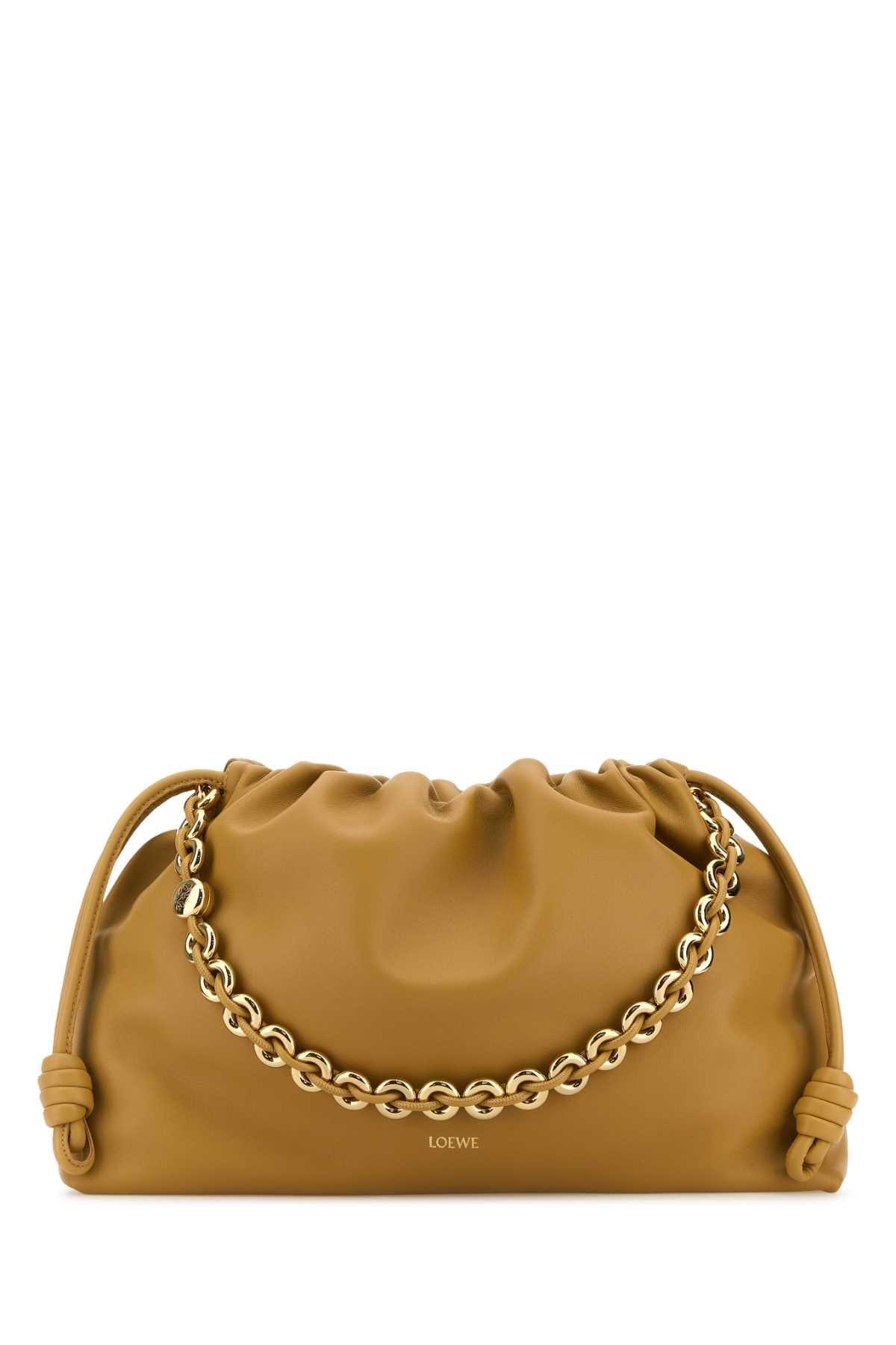 クラッチバッグ Loewe Mustard Nappa Leather Large Flamenco Purse Clutch Loewe Mustard Nappa Leather Large Flamenco Purse Clutch in