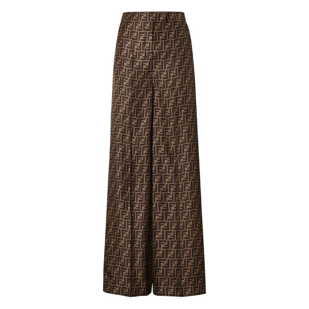 パンツ FENDI IVORY WOOL BLEND PANT Pants Wool White | Fendi