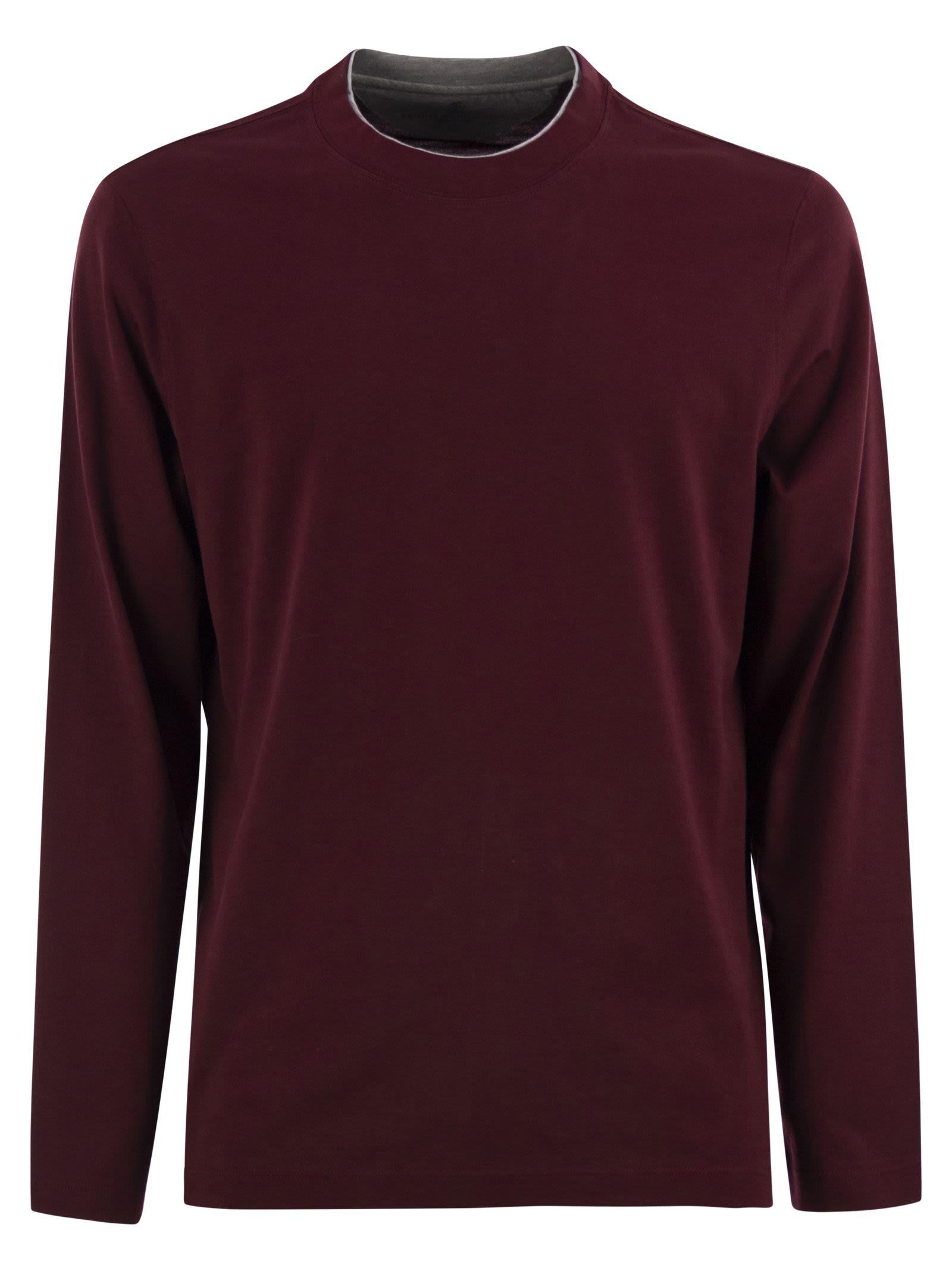 VIP【送料関税込】BRUNELLO CUCINELLI long sleeves Brunello Cucinelli Long-sleeve t-shirts for Men | Online