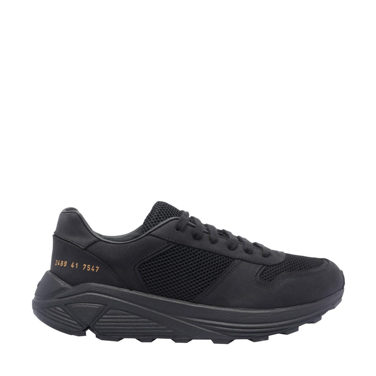 スニーカー Common Projects PREMIUM RUNNER SNEAKERS Common Projects - Premium Mesh Runner in Black | Oroboro
