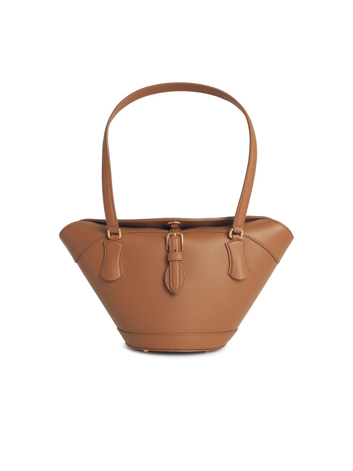 ショルダーバッグ・ポシェット Dolce & Gabbana Sunset' Brown Leather Bag Dolce & Gabbana Bucket bags and bucket purses for Women