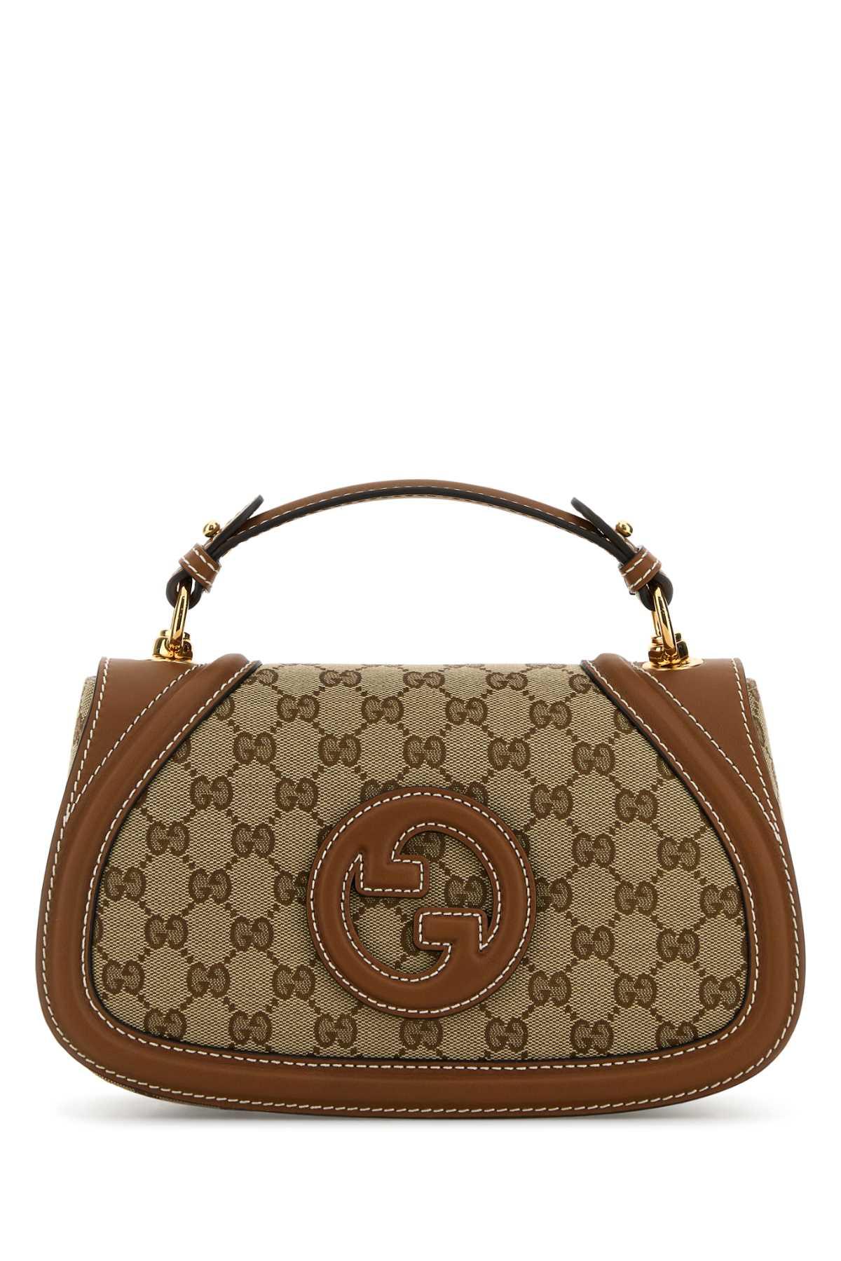 トートバッグ GUCCI Original Gg Fabric Gucci Blondie Handbag Gucci Original Gg Fabric Blondie Handbag in Brown | Lyst