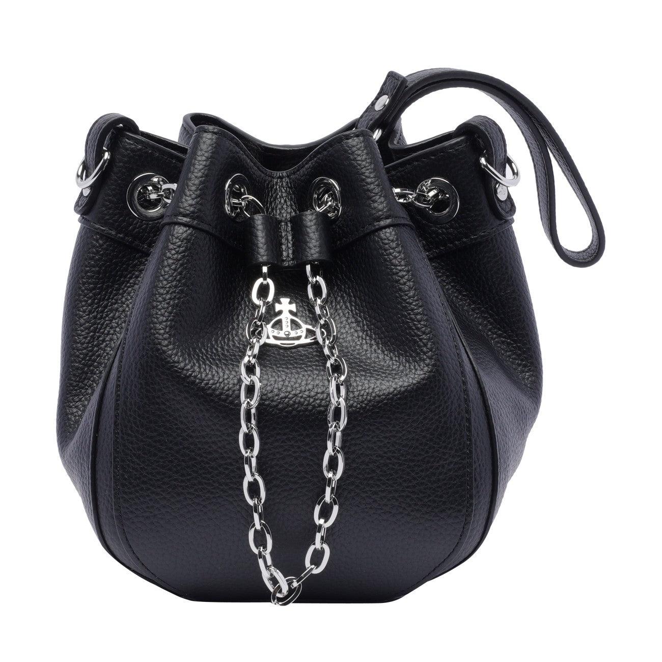 Vivienne Westwood Small Chrissy Bucket Bag in Black | Lyst