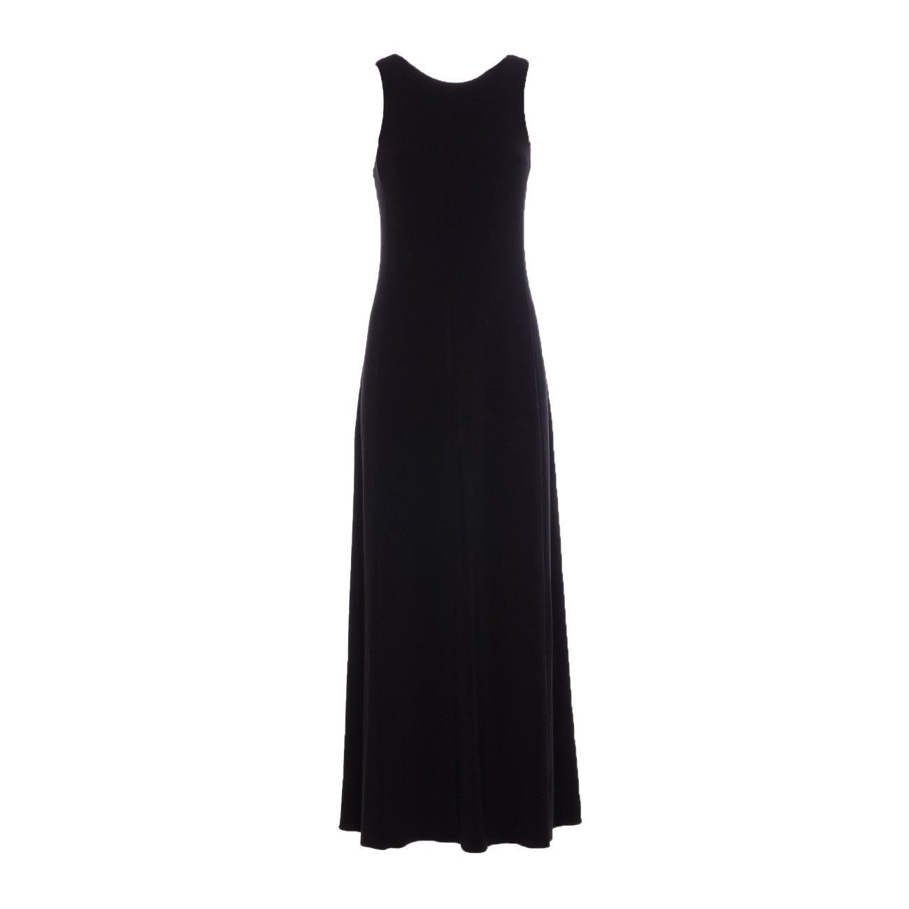 Max Mara Pompei Sleeveless Jersey Dress in Black | Lyst