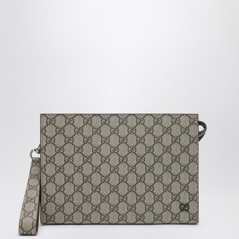 Gucci Small Pouch in Gray for Men | Lyst