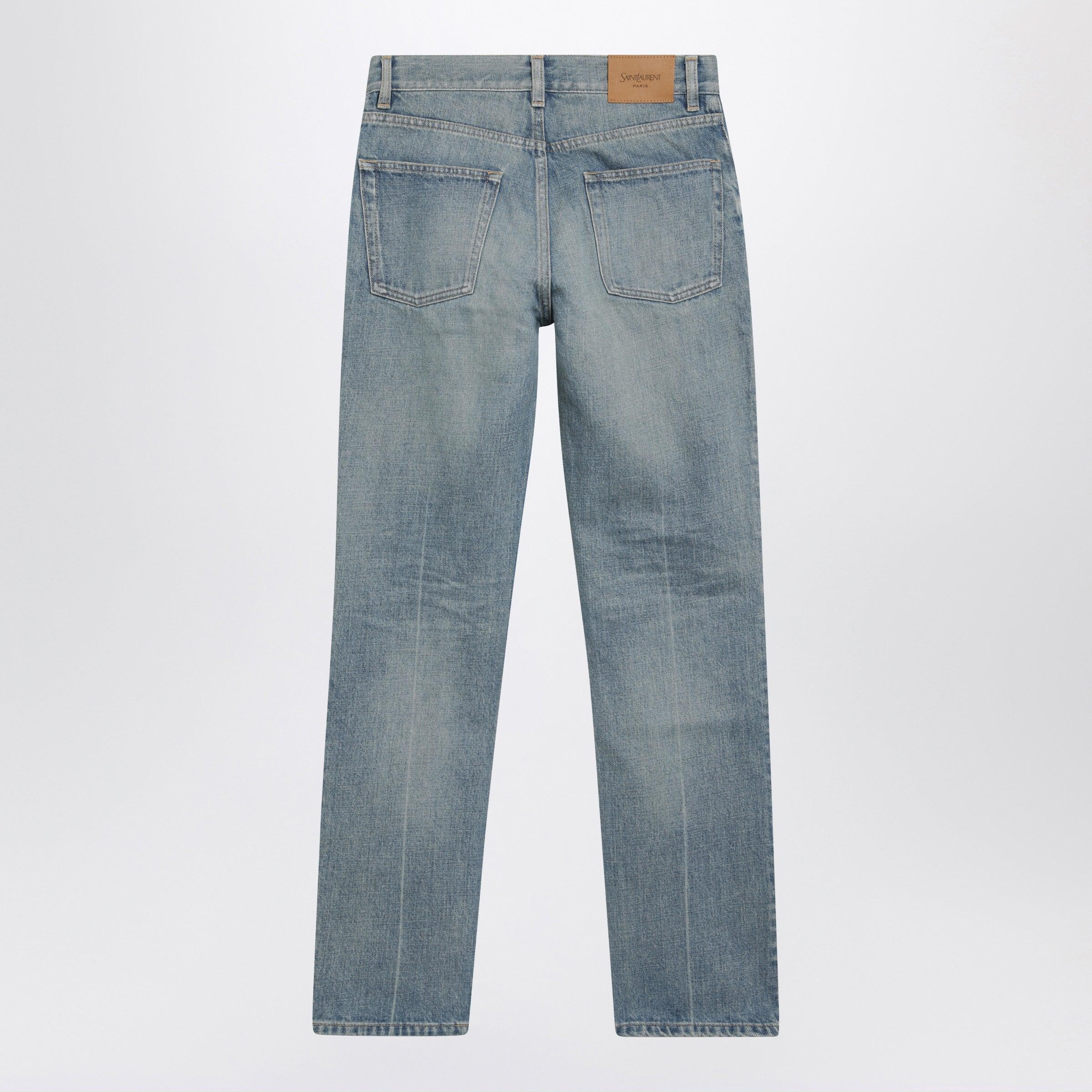 Women's Saint Laurent Straight-leg jeans | Lyst
