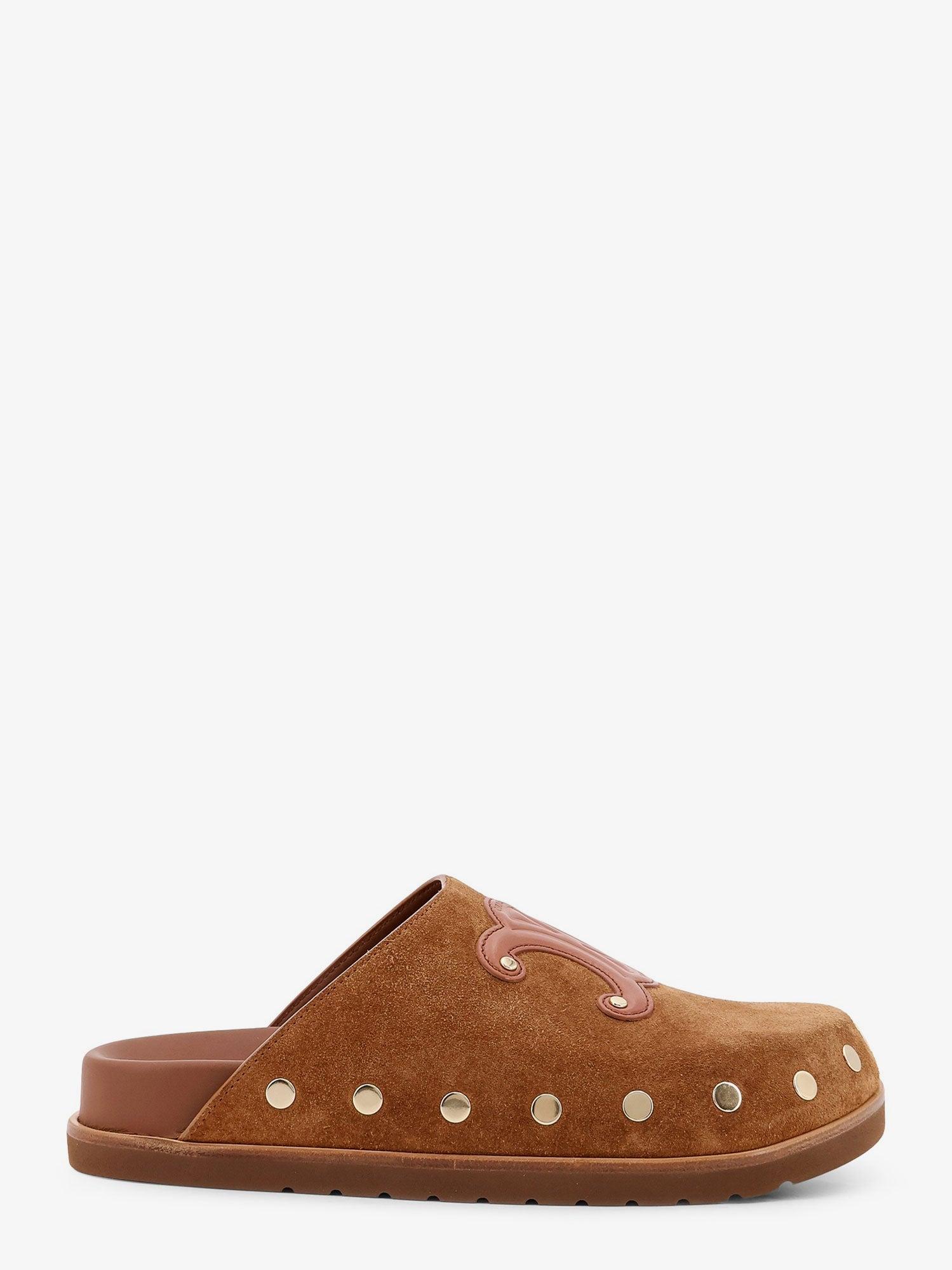 サンダル・ミュール CELINE Pitea suede sandals CELINE PITEA CLOG IN Suede Calfskin mule 関税込 スリッパ