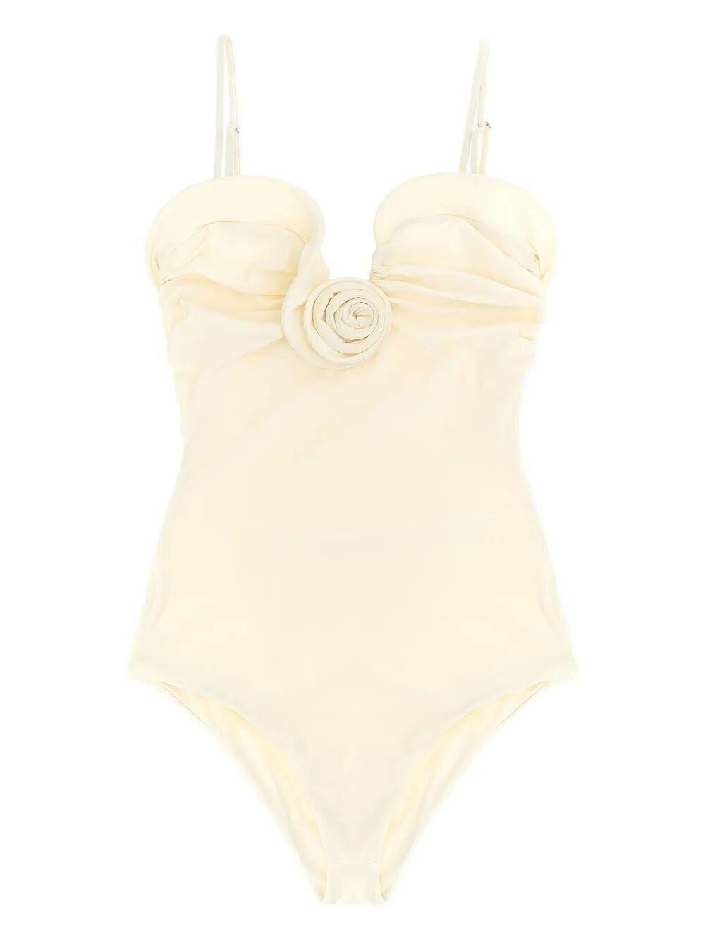 ワンピース水着 MAGDA BUTRYM 'Swimsuit 03' one-piece swimsuit Magda Butrym Floral appliqué one piece swimsuit | The