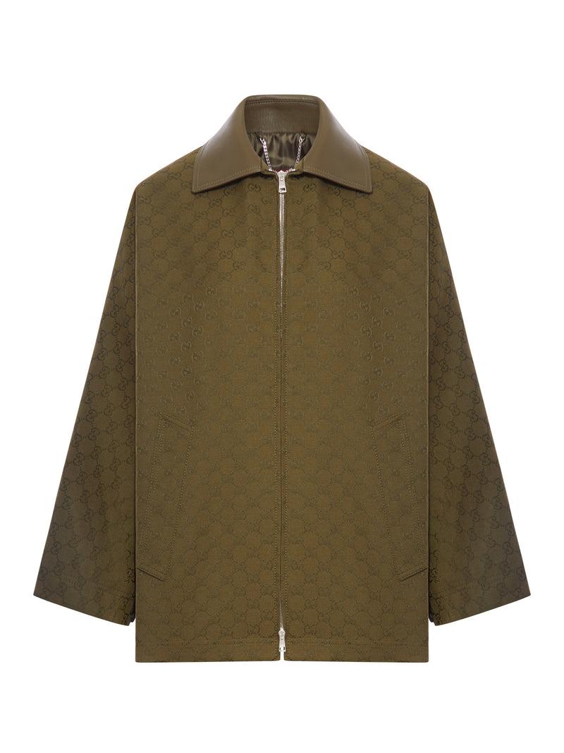 ジャケット GUCCI MILITARY GREEN GG FABRIC JACKET Gucci x adidas Bomber Jacket 'Green' 697438-ZAJFW-3778