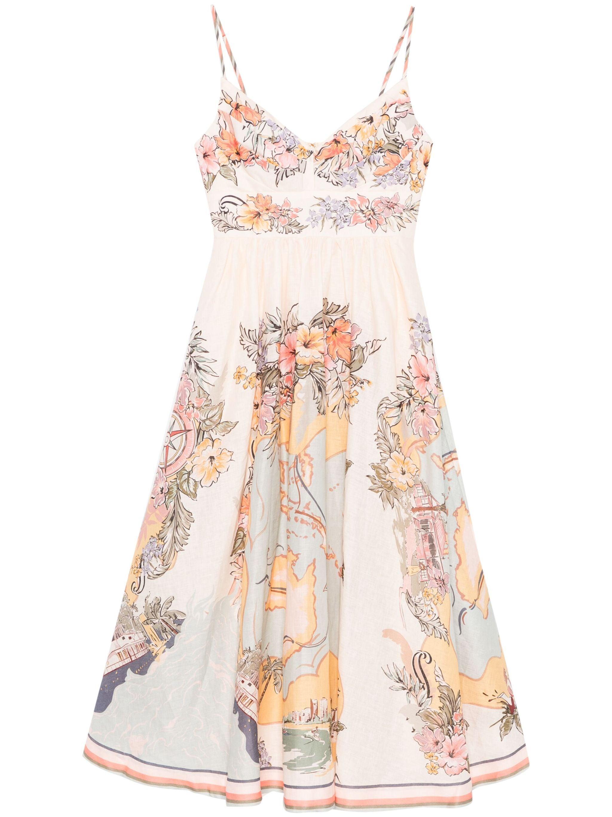 【Zimmermann】Tallow floral linen midi dress Zimmermann Tallow floral linen midi dress Zimmermann