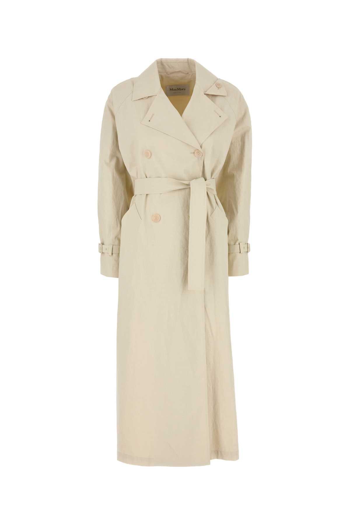 トレンチコート MAX MARA SAND LINEN RONCO TRENCH COAT 1021125306001-a-ronco.jpg