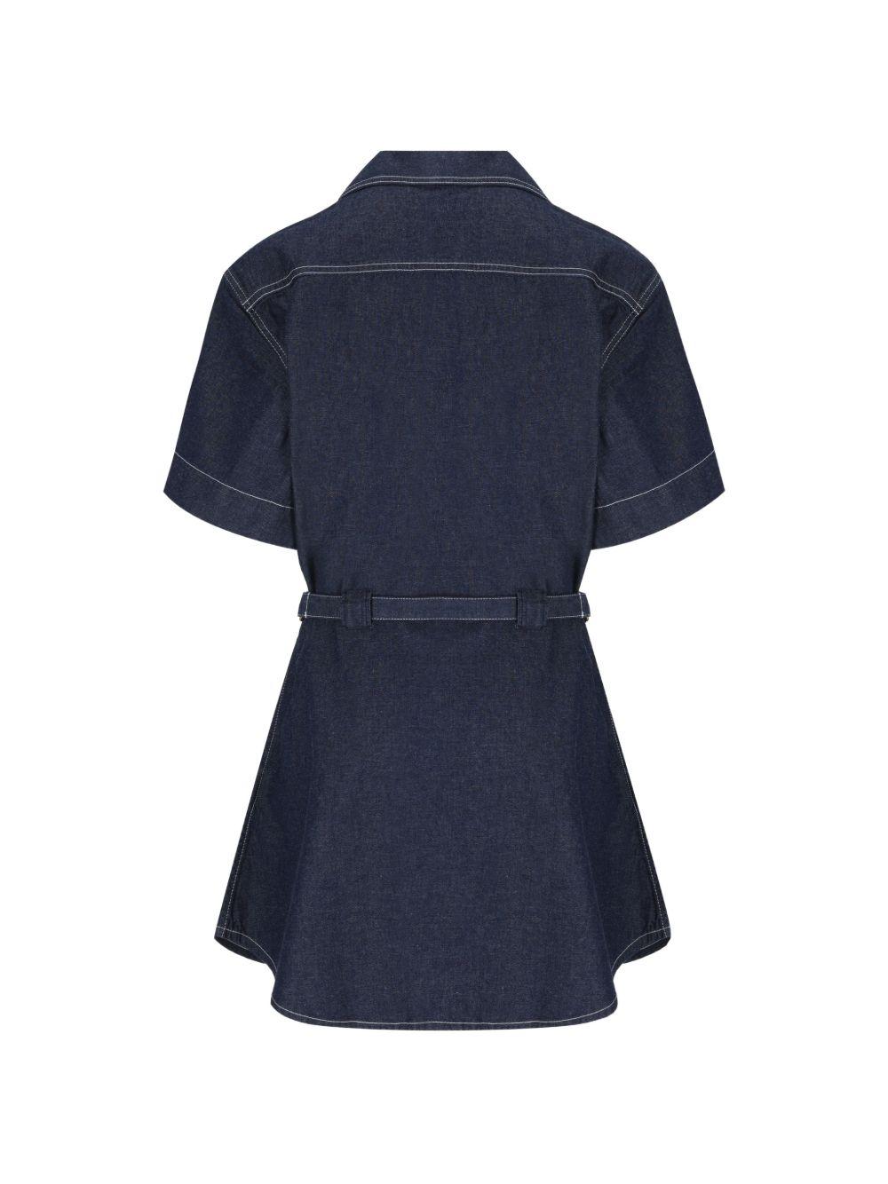 celine-Multicolor-Denim-Short-