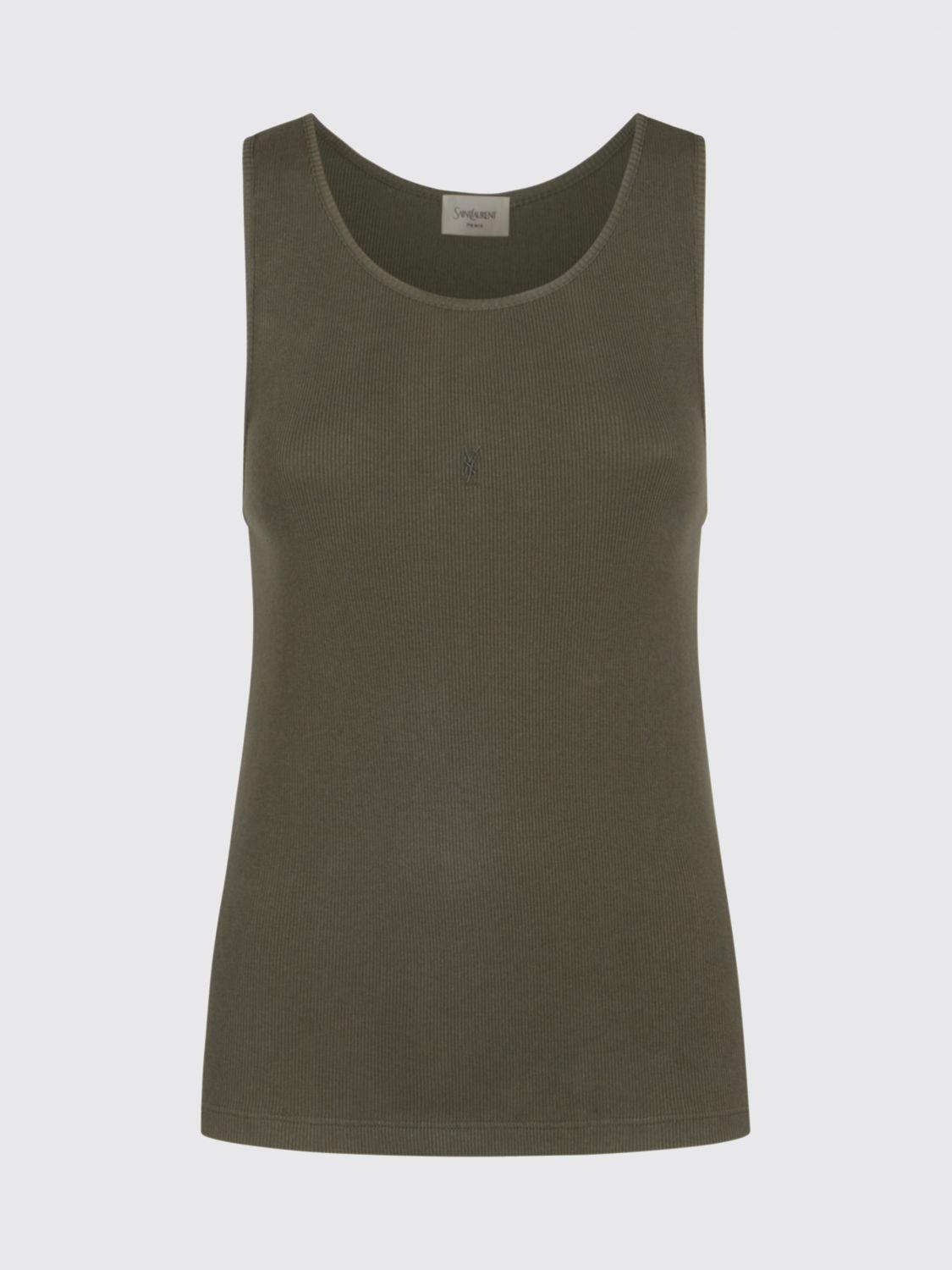 Women's Saint Laurent Sleeveless and tank tops | Lyst