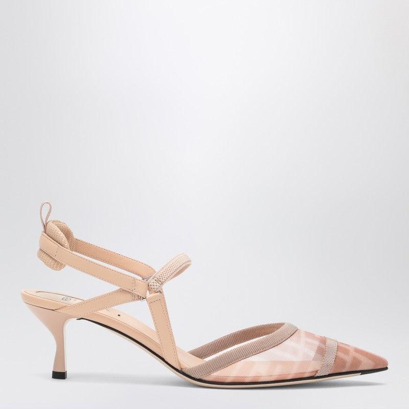 Fendi Colibri Lite Slingback in Pink | Lyst