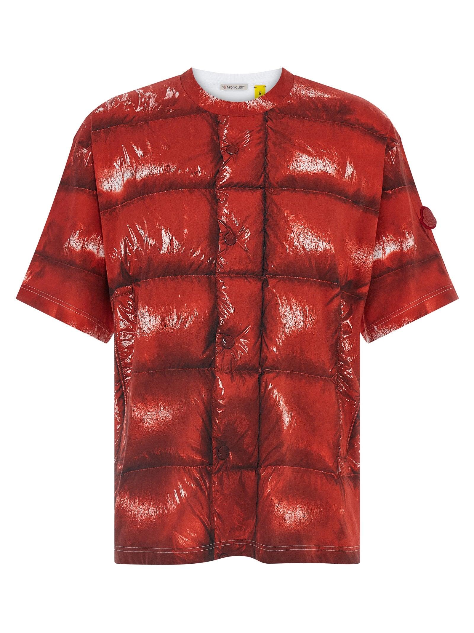 Moncler Genius Moncler X A$Ap Rocky T-Shirt in Red for Men | Lyst