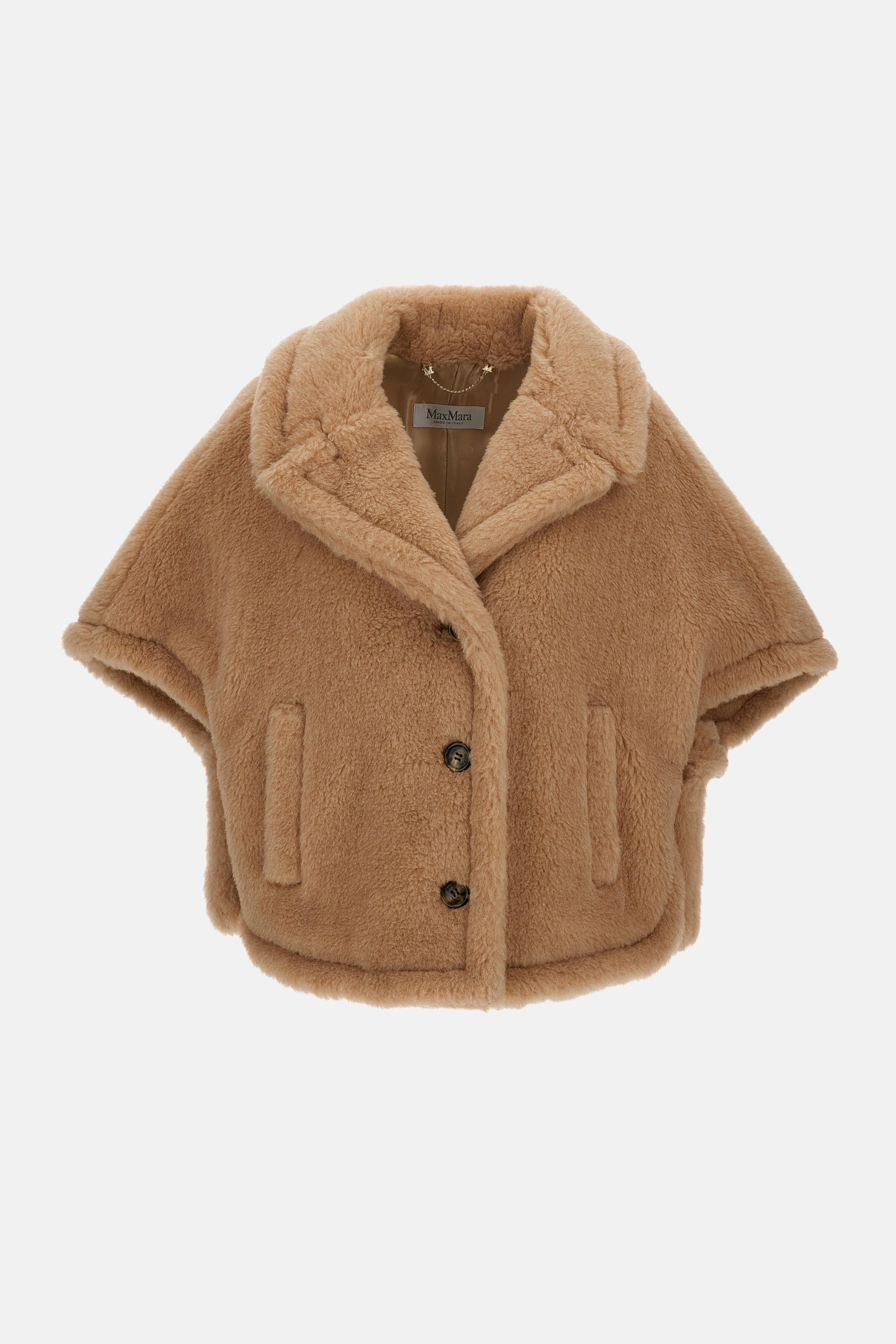 max Mara コルヴィーノケープ Max Mara Corvino Cape in Natural | Lyst