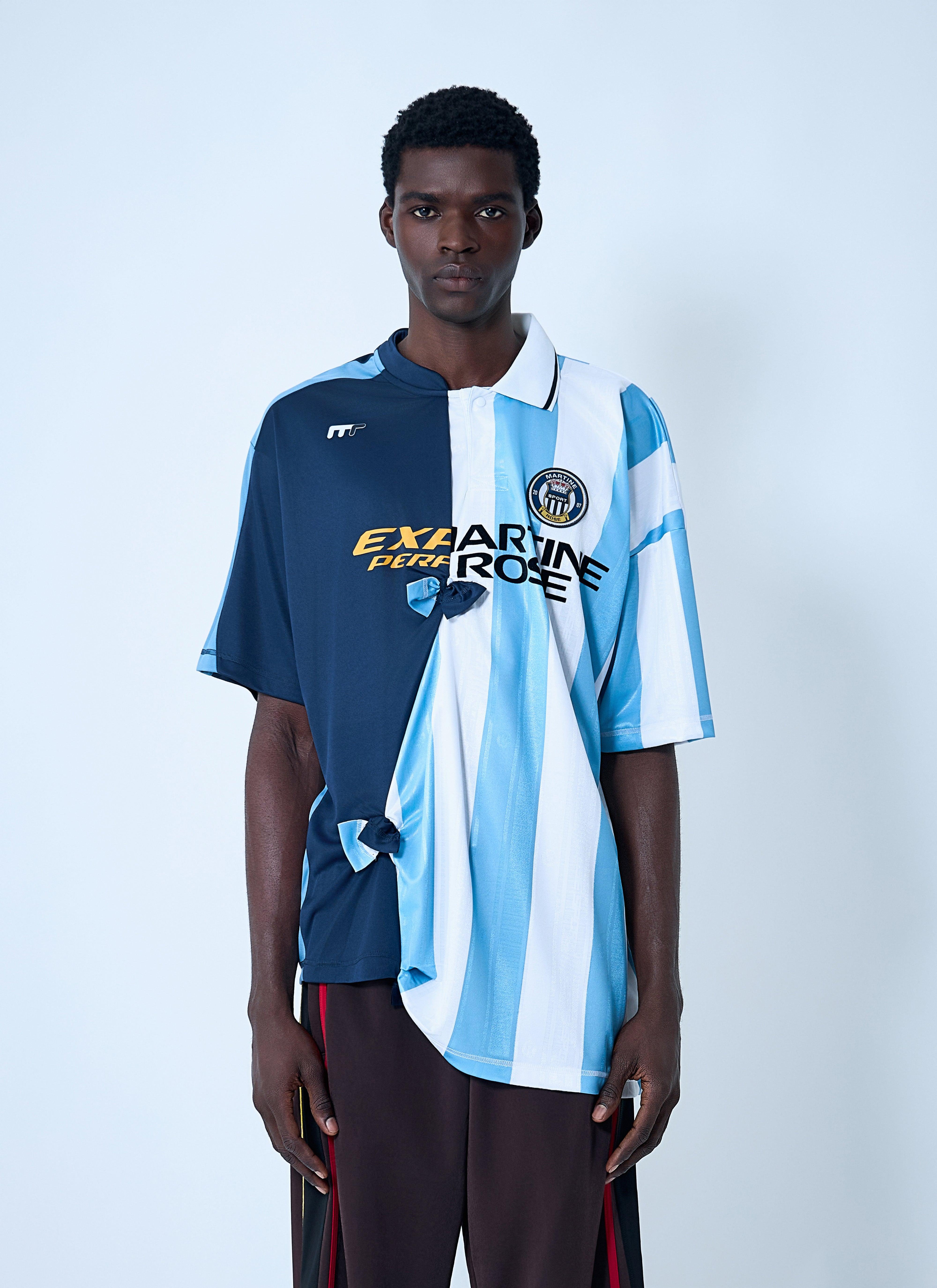 Martine Rose Logo Motif Football Top in Blue for Men | Lyst
