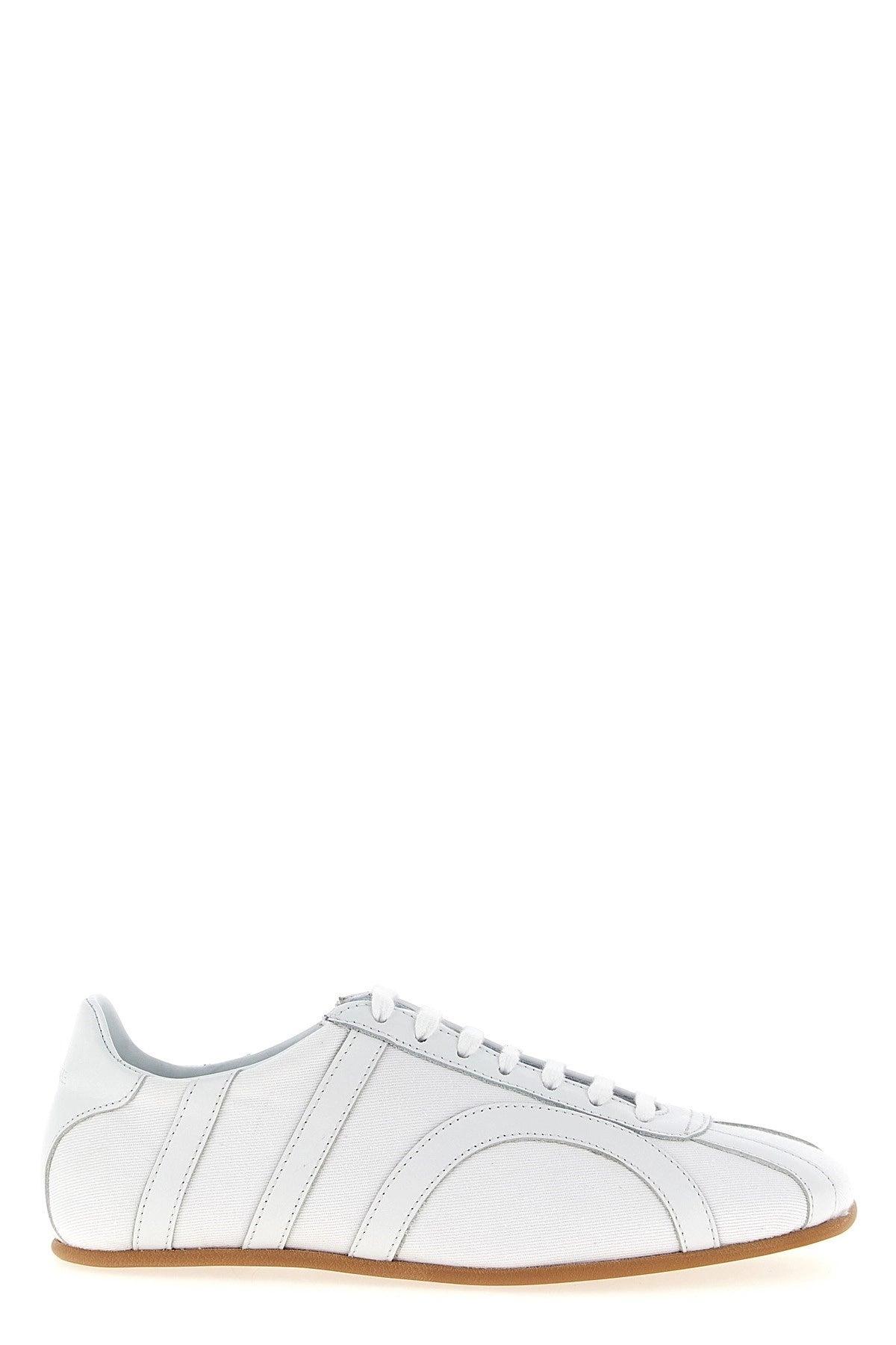 スニーカー toteme Sneakers - TOTEME - Cotton - White TOTEME Recycled cotton-twill sneakers | NET-A-PORTER