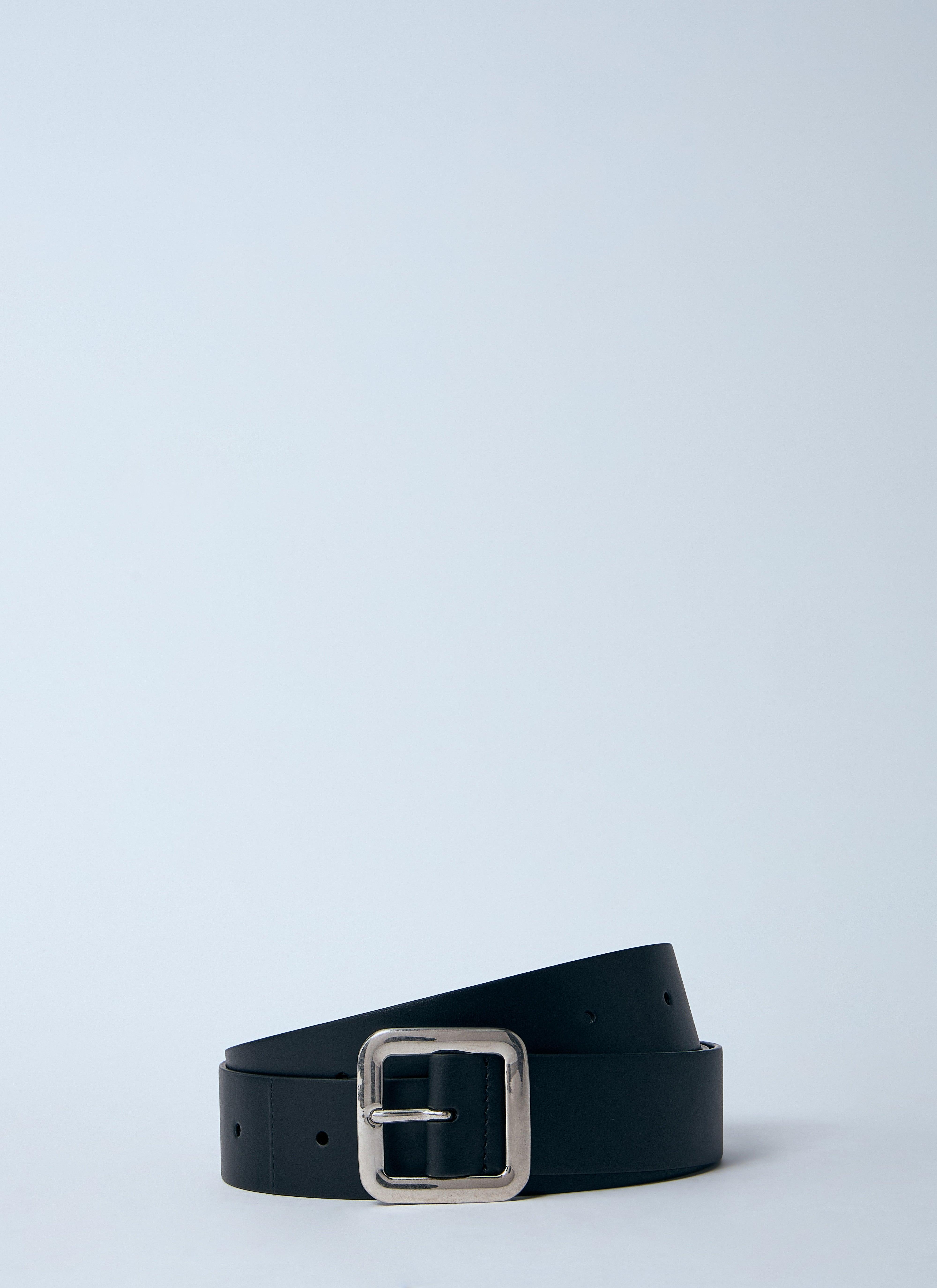 Jil Sander Leather Belt in Blue | Lyst