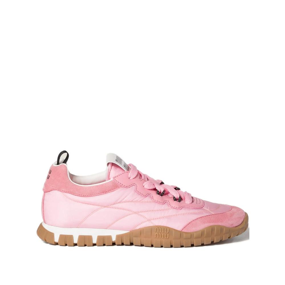 スニーカー MIU MIU  Sneakers Women Fabric Pink/Alabaster Miu Miu Sneakers Women Fabric Pink/Alabaster | B-Exit – B