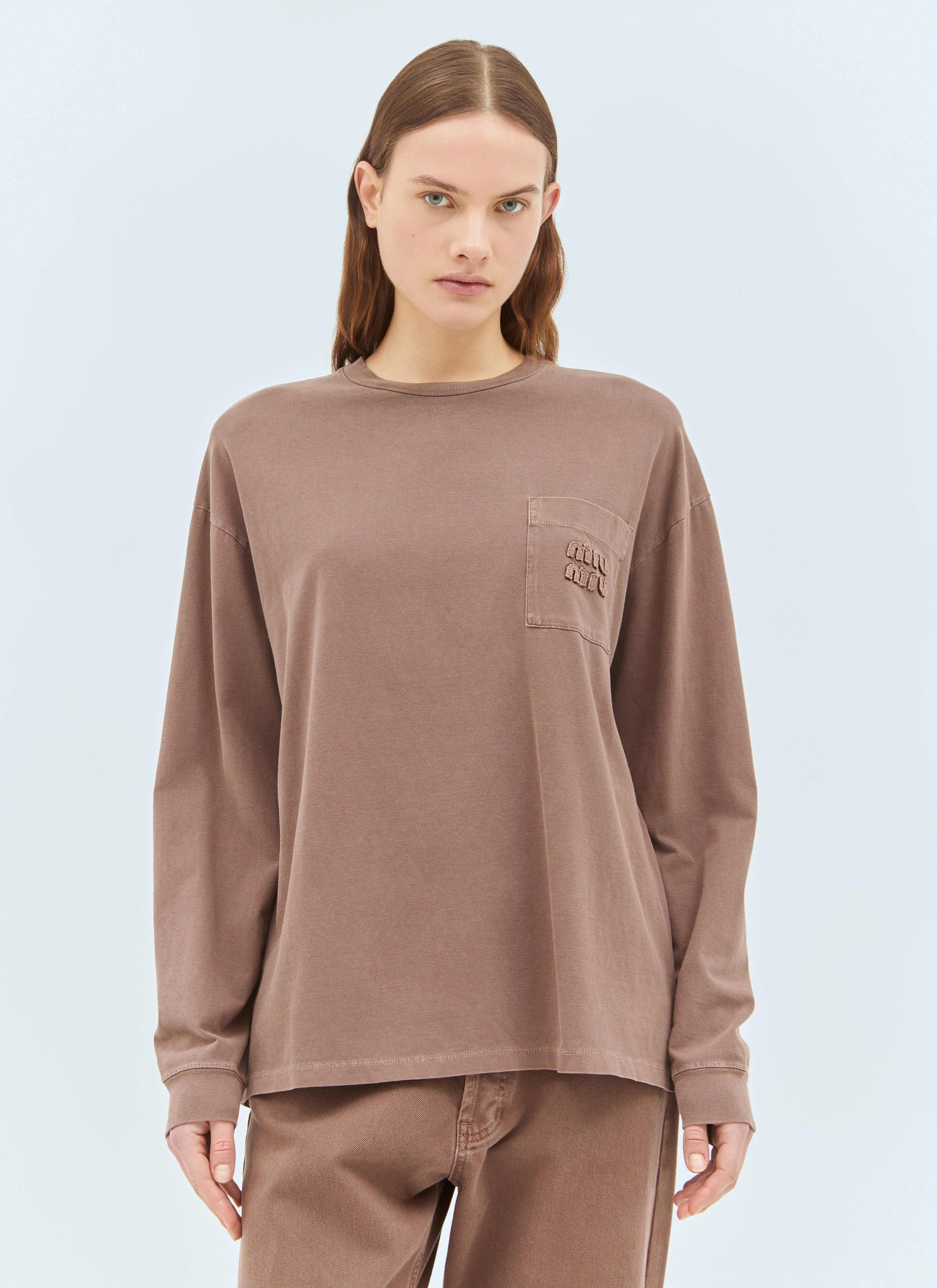 Miu Miu Long-sleeve T-shirt 関税込 Tシャツ 32079375~black_3.jpg