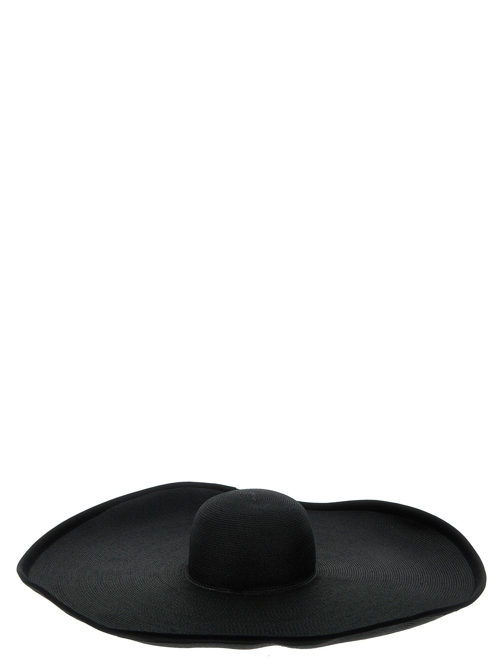 ハット MAX MARA 'Robert' hat White/Black Max Mara Robert Wide-Brimmed Hat – LOZURI®