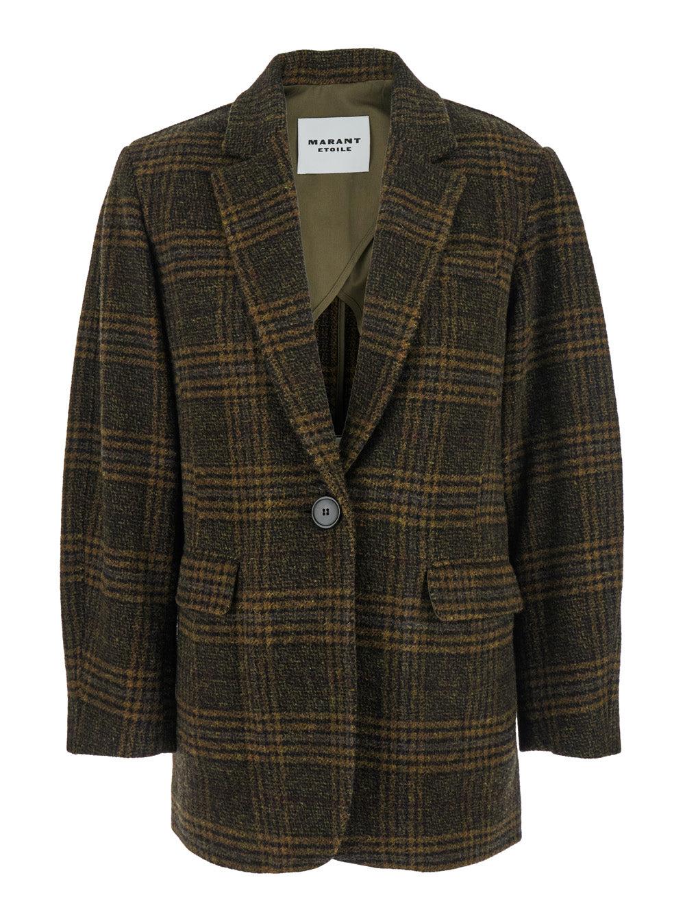 【Isabel Marant Etoile】GESINA ジャケット Gesina チェック柄 Black Isabel Marant Jackets for Women | Lyst