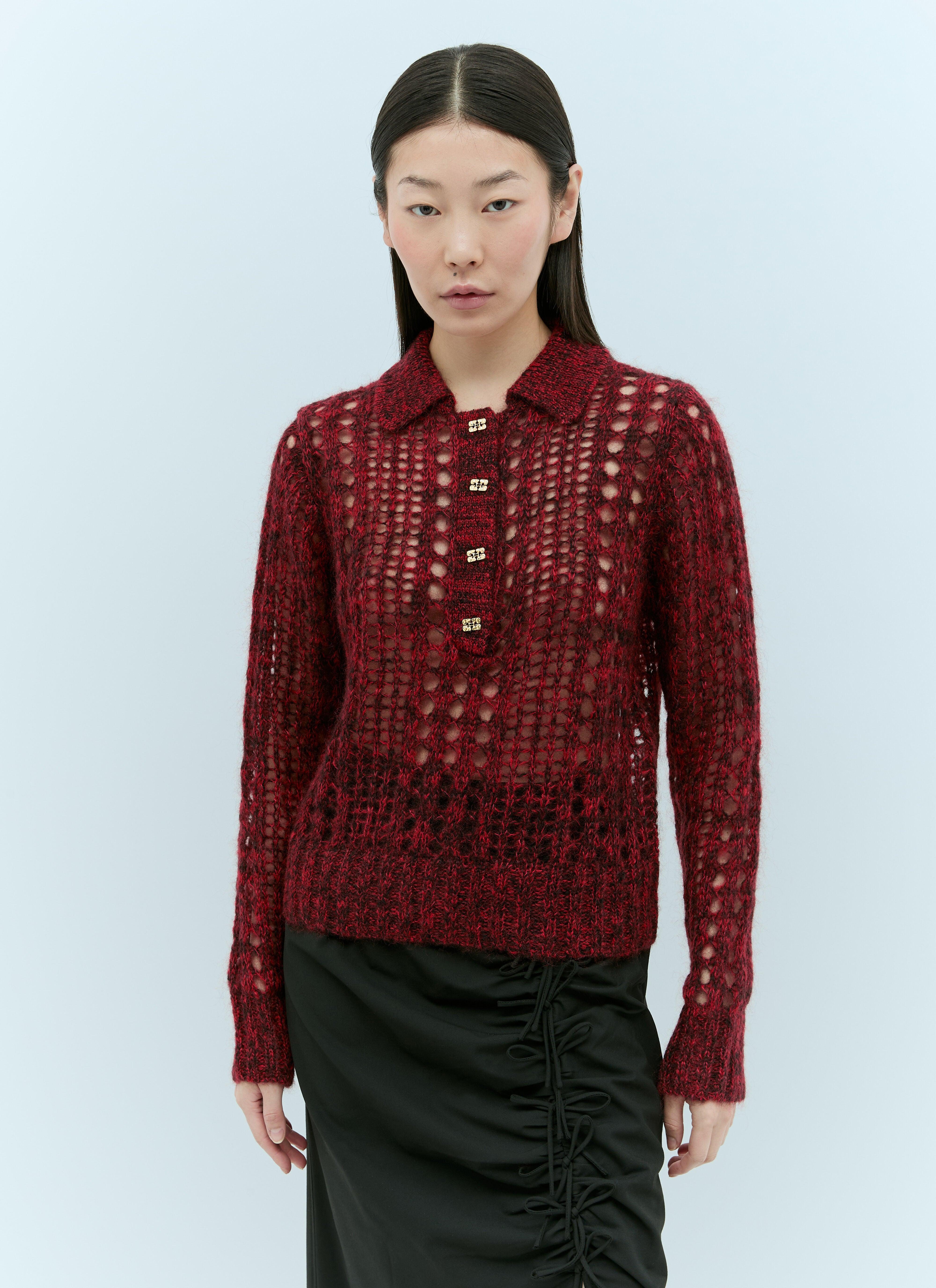 ganni--Mohair-Lace-Polo- 