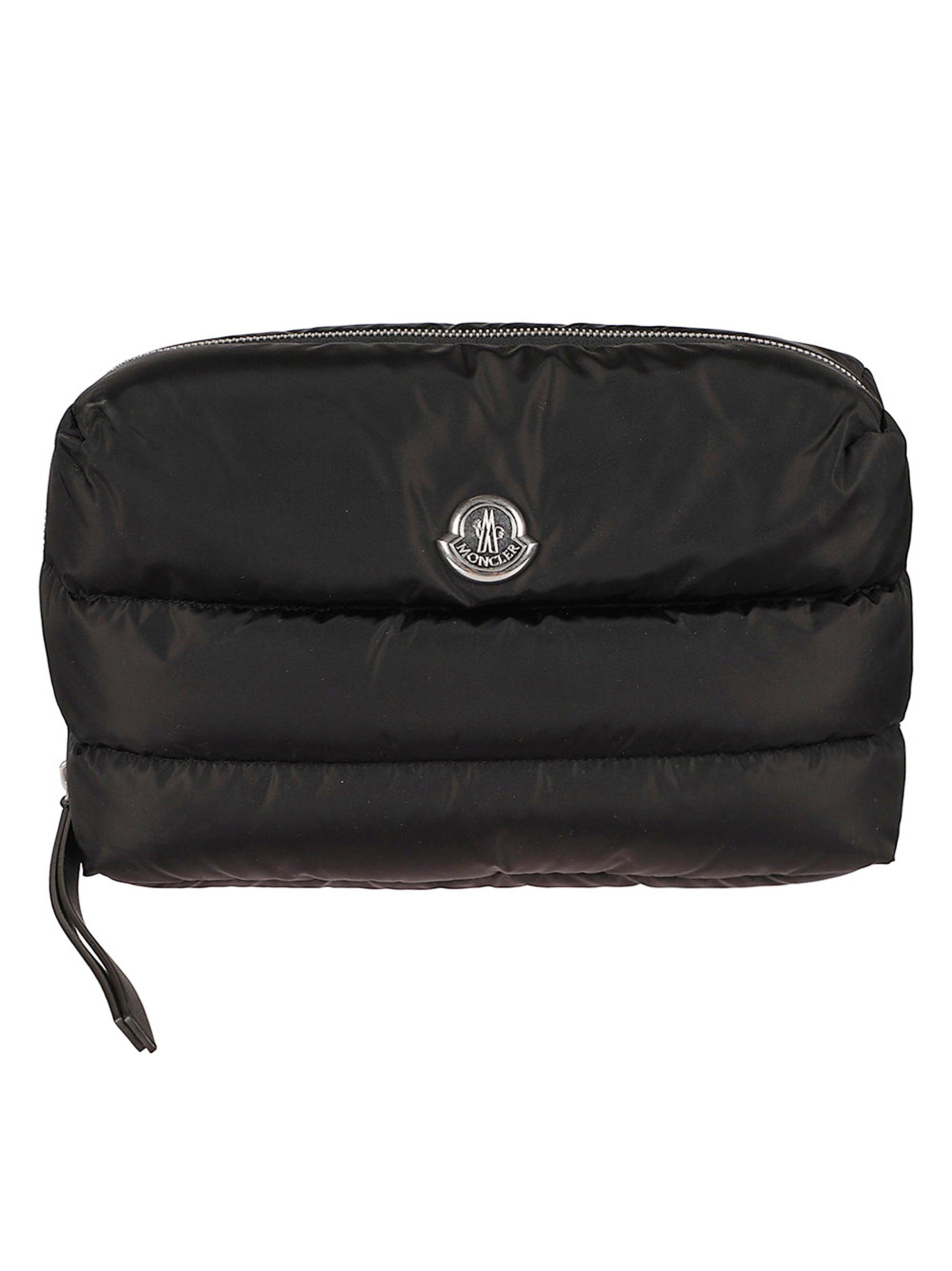 ★SALE★【送料関税無料】MONCLER Caradoc Beauty Pouch Black Caradoc Quilted Beauty Case - Bags & Small Accessories