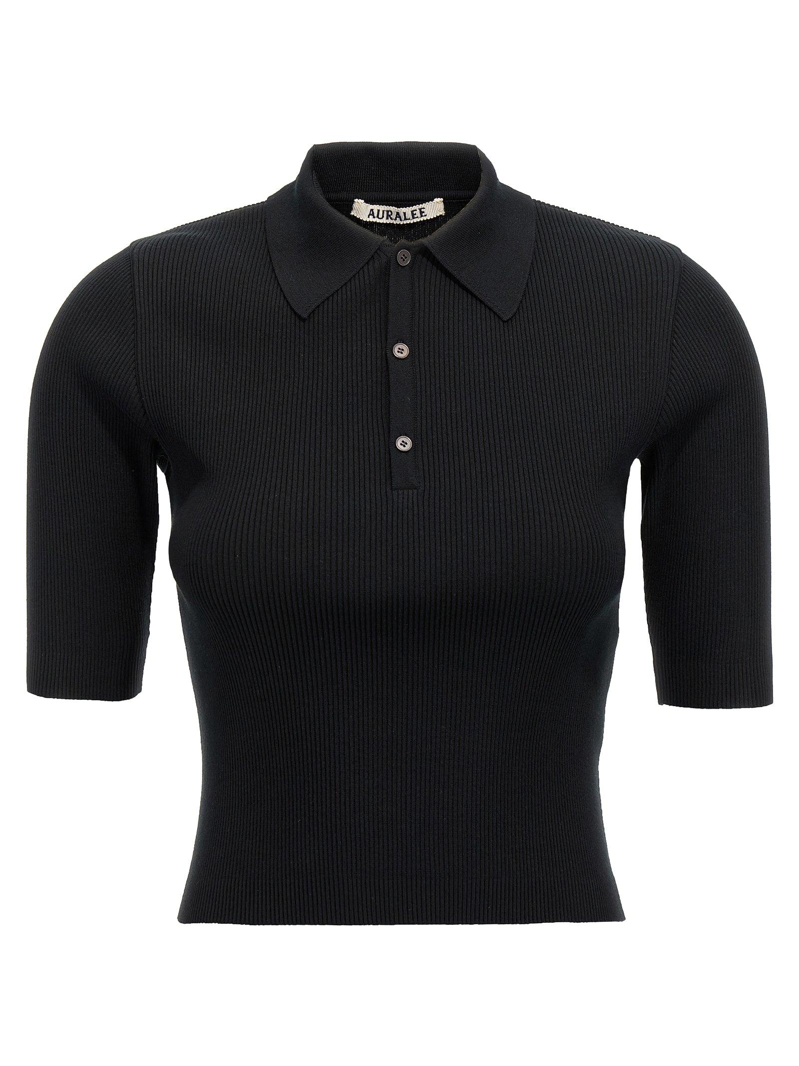 Tシャツ・カットソー AURALEE Woman T-Shirt Black A25ST03PC BLACK AURALEE: T-shirt woman - Black | Auralee t-shirt A25ST03PC