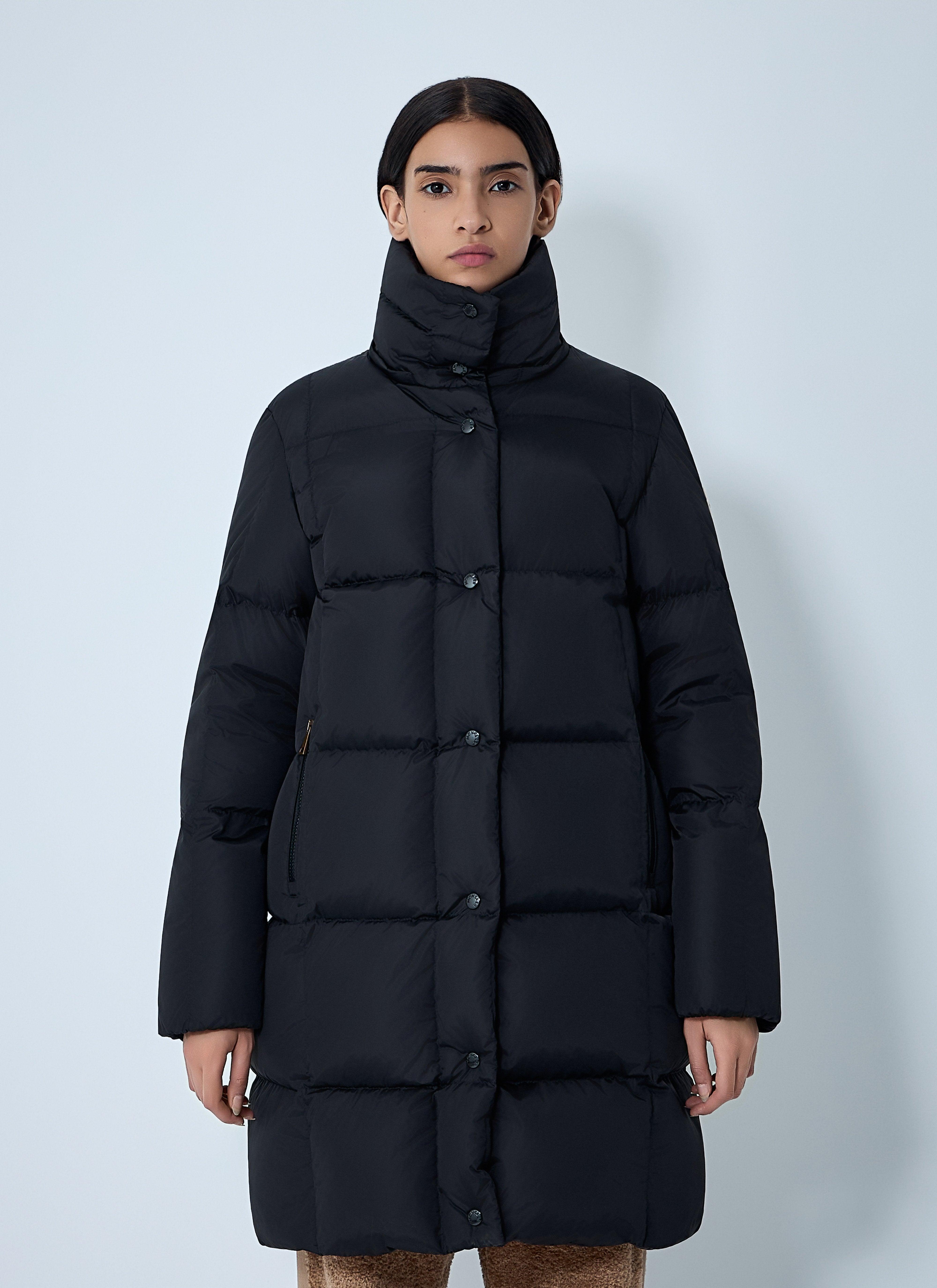 コート MONCLER IGESSE LONG COAT Igesse down coat in black - Moncler | Mytheresa