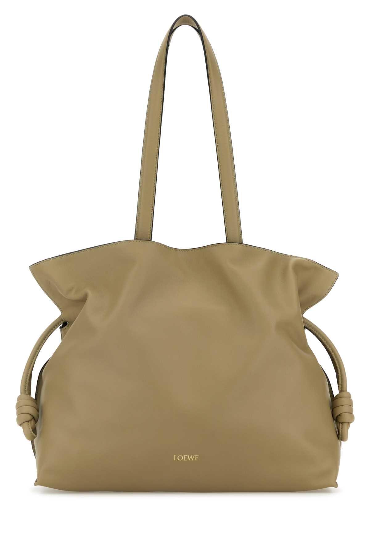 ショルダーバッグ・ポシェット Loewe Khaki Nappa Leather Large Flamenco Shoulder Bag Loewe Khaki Nappa Leather Large Flamenco Shoulder Bag in