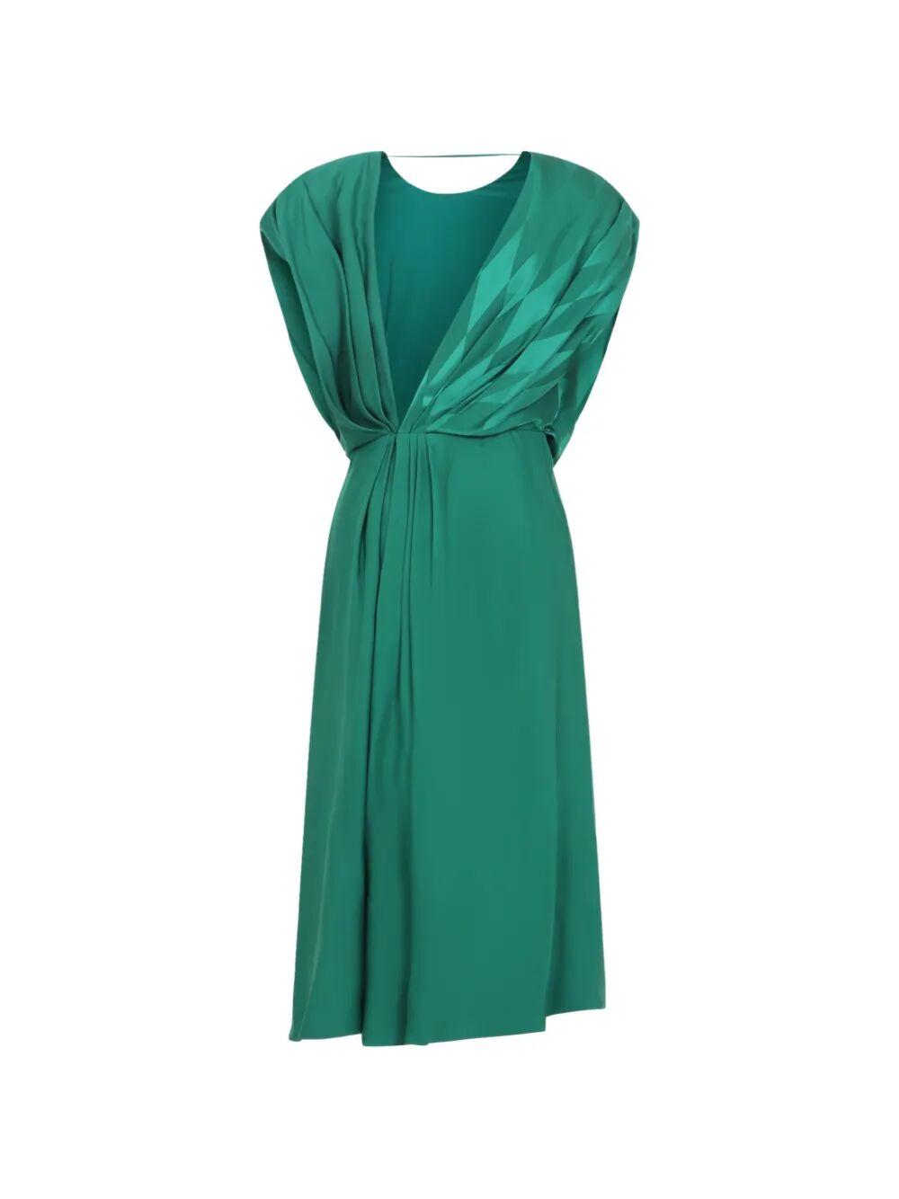 slim fit dress slacks ARCHIVE: Gianni Versace 1980s Emerald Green Linen Mod Dress  CIRCA VINTAGE