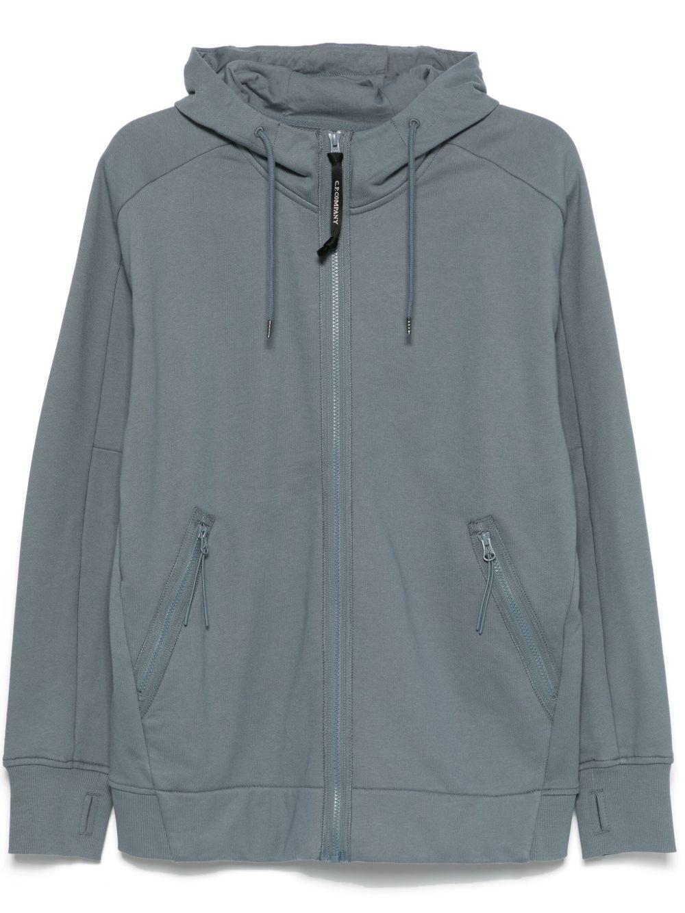 パーカー・フーディ C.P. Company Blue-Grey Cotton Zip-Fastened Sweatshirt C.P. Company ZIP SWEATSHIRT/HOOD Blå för Kille | Kids Brand