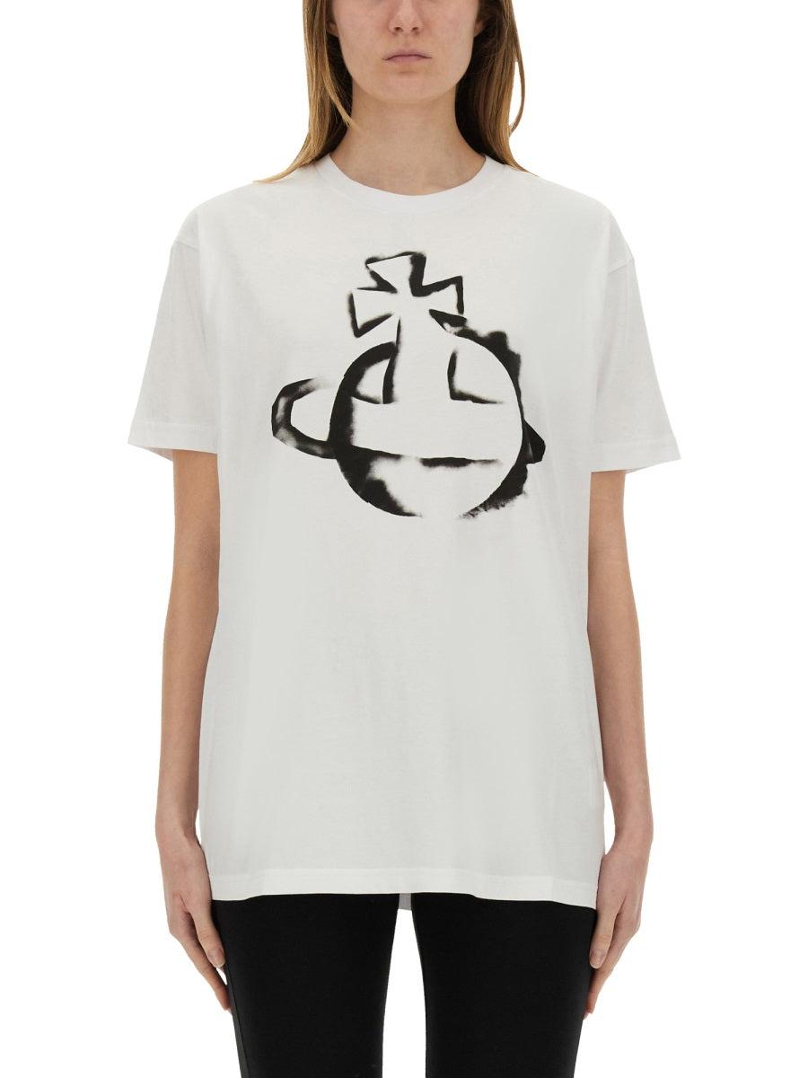 UK発☆Vivienne Westwood☆Stencil orb Tシャツ Vivienne Westwood stencil Orb T-shirt Vivienne Westwood