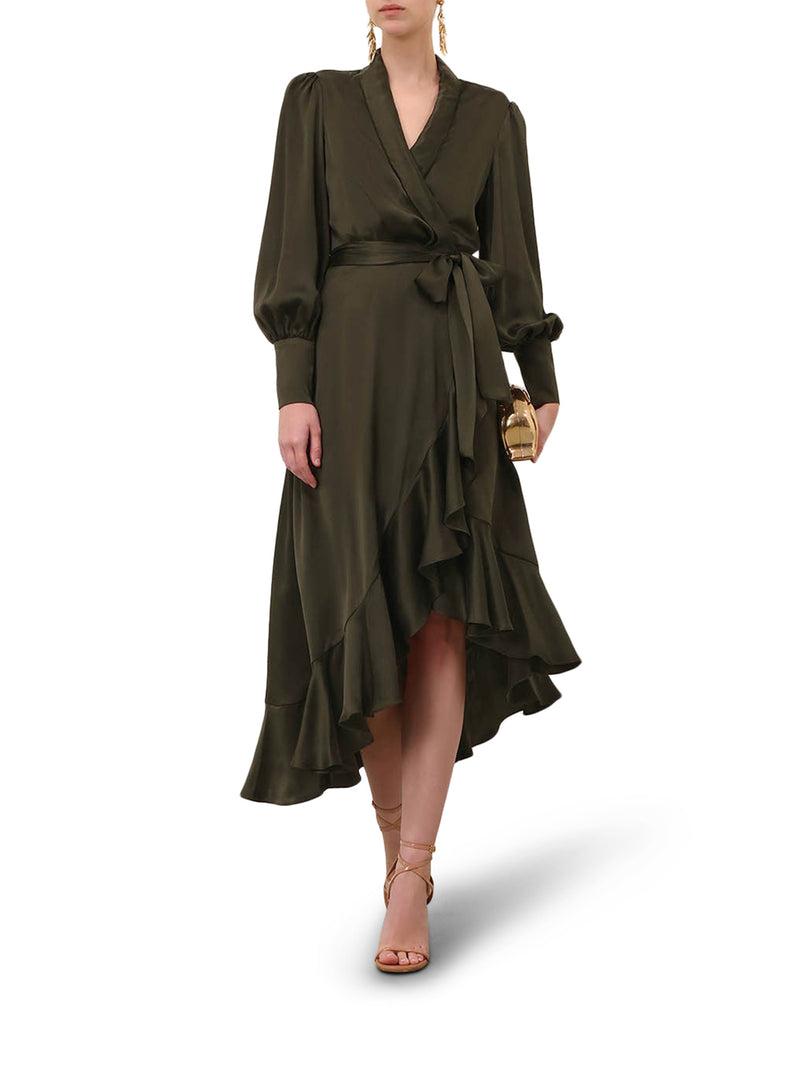 Designer Zimmermann Midi Wrap Dresses for Women - Up to 60% off | Lyst