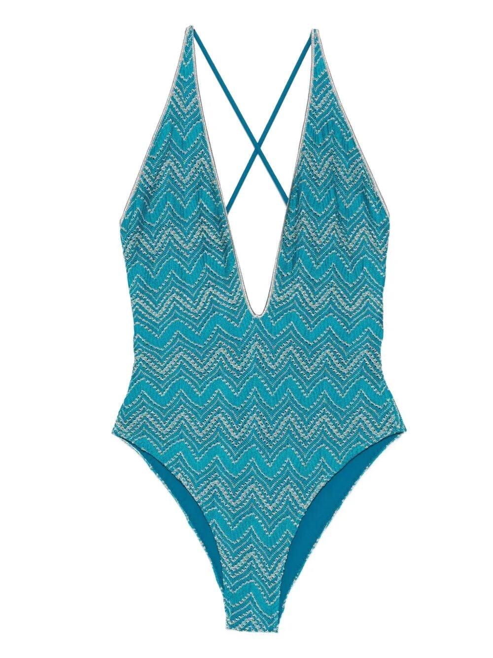 VIP【関税送料無料】希少 Missoni One Piece Swimsuit Missoni One-piece Swimsuit With Zig Zag Lamé 3d | Nordstrom