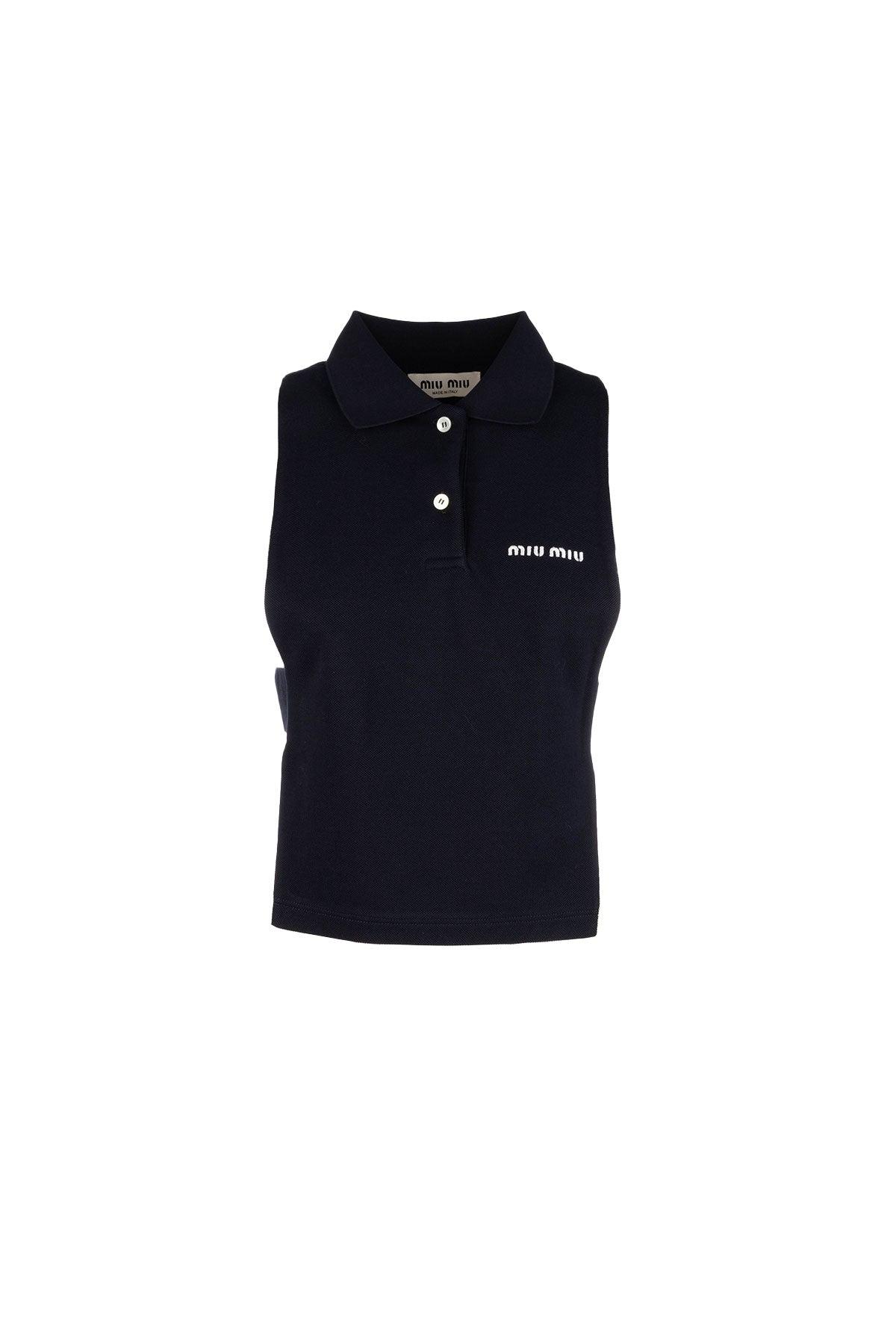 Miu Miu Sleeveless and tank tops for Women | Online Sale up to 34