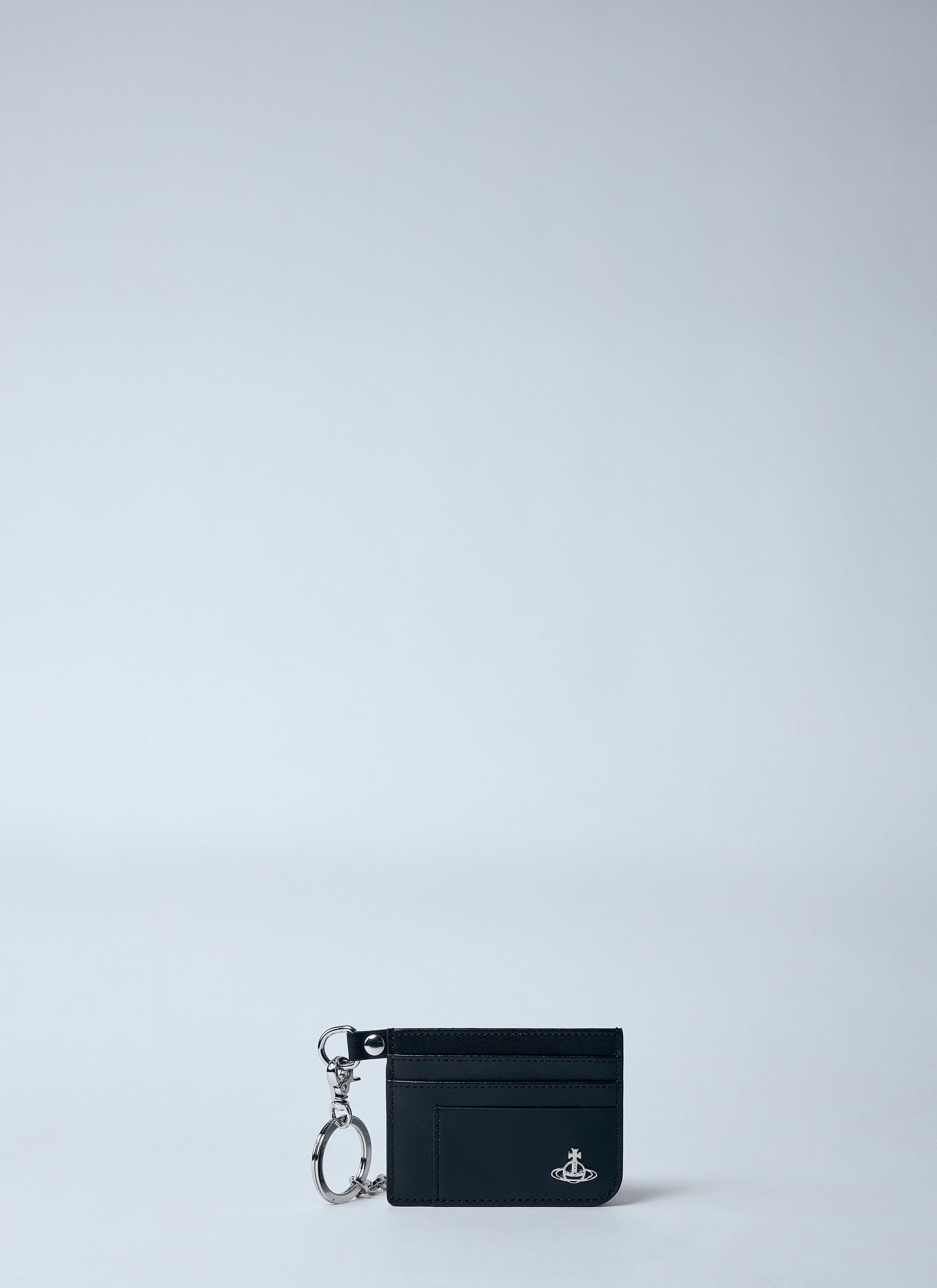Vivienne Westwood｜CARD HOLDERS (CARD HOLDER FLAT CHAIN Flat Chain Card Holder in BLACK | Vivienne Westwood®