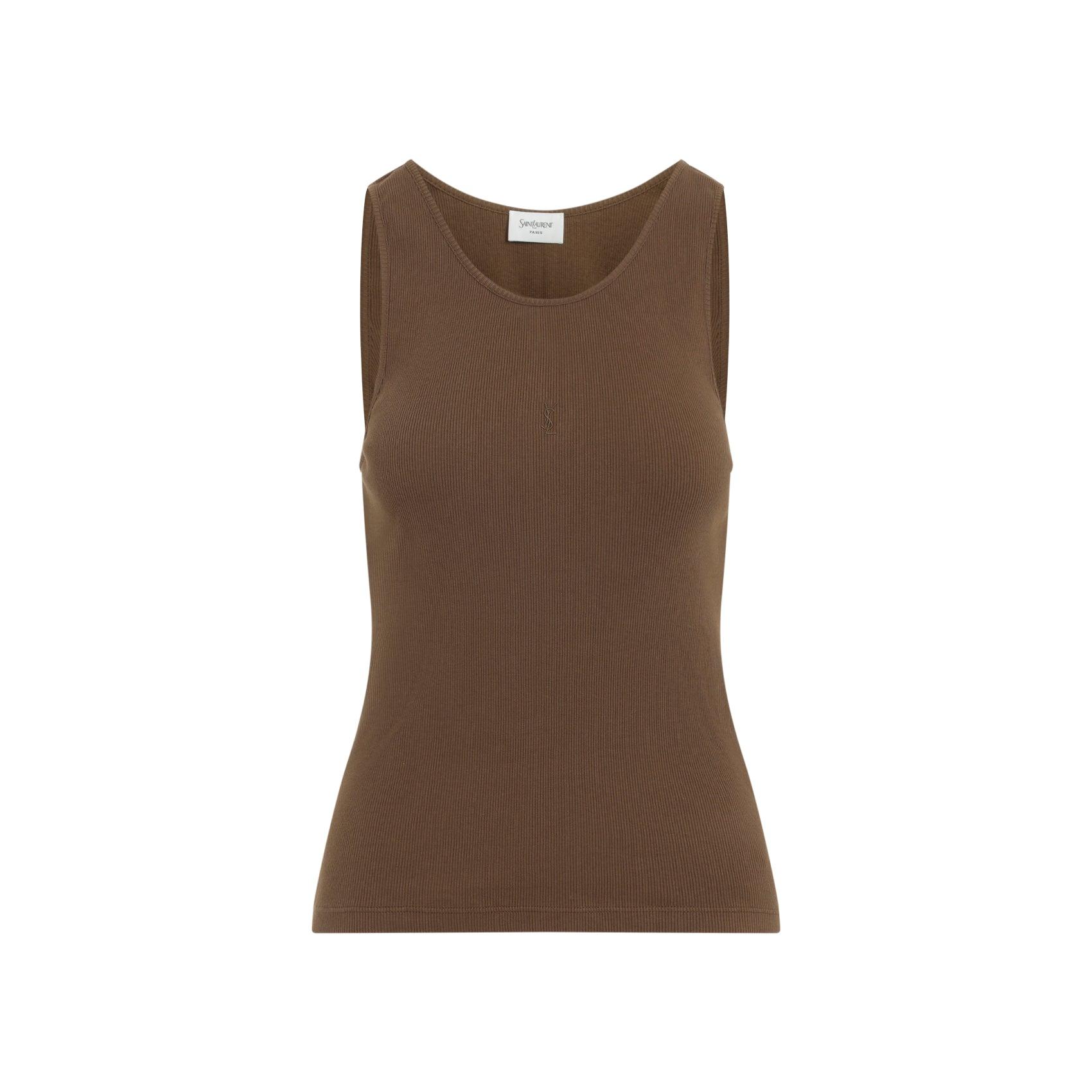 Women's Saint Laurent Sleeveless and tank tops | Lyst