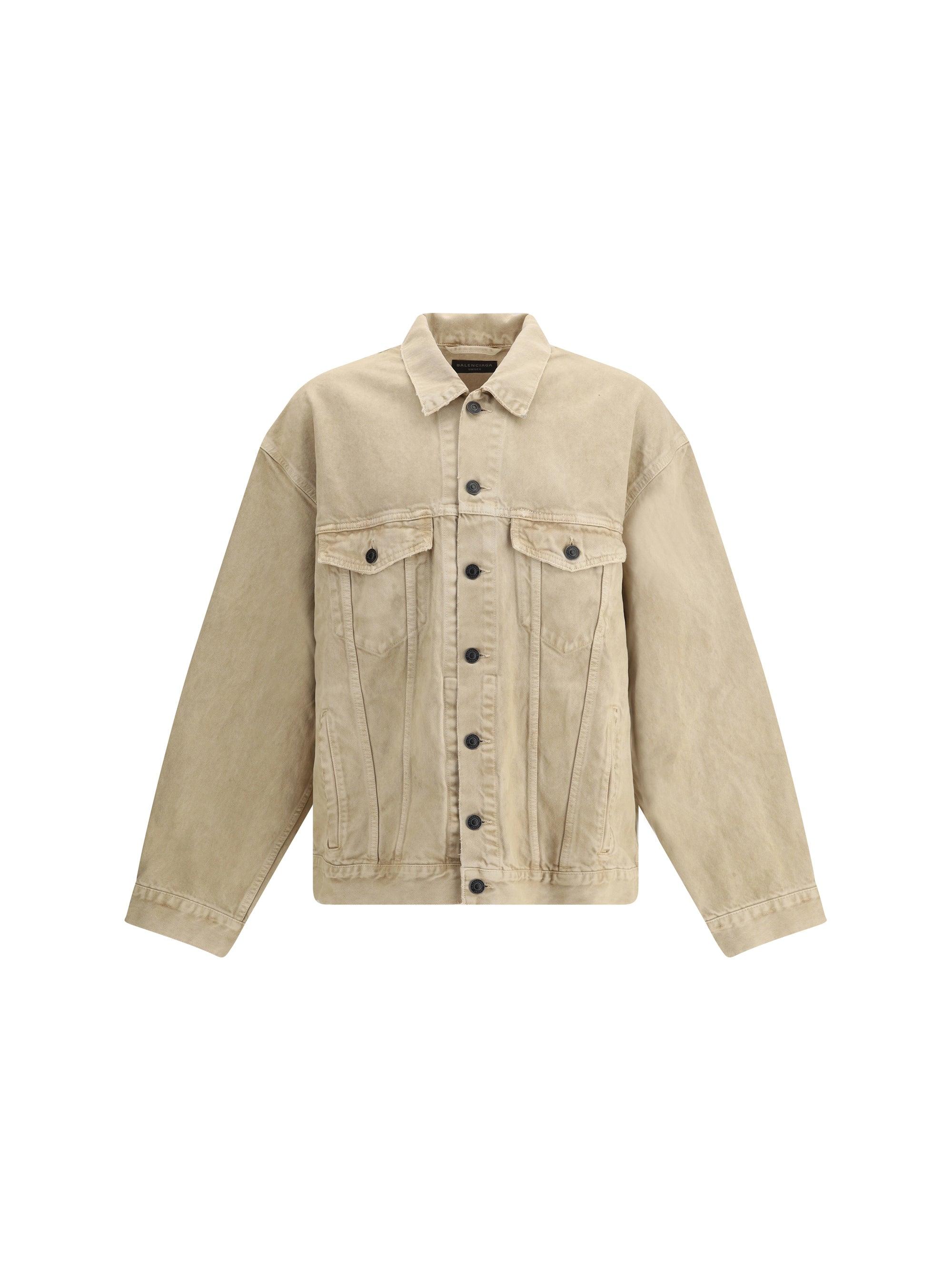 ジャケット BALENCIAGA FW25 Beige denim jacket (842161TSWB2 9501) Balenciaga Casual jackets for Men | Online Sale up to 32